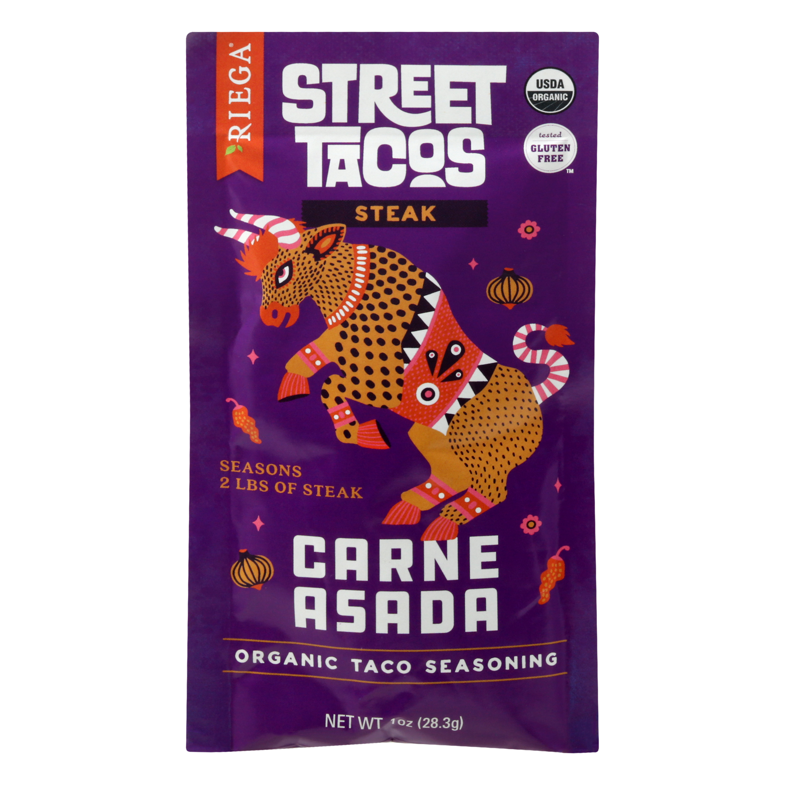 Riega Street Tacos Steak Organic Carne Asada Taco Seasoning