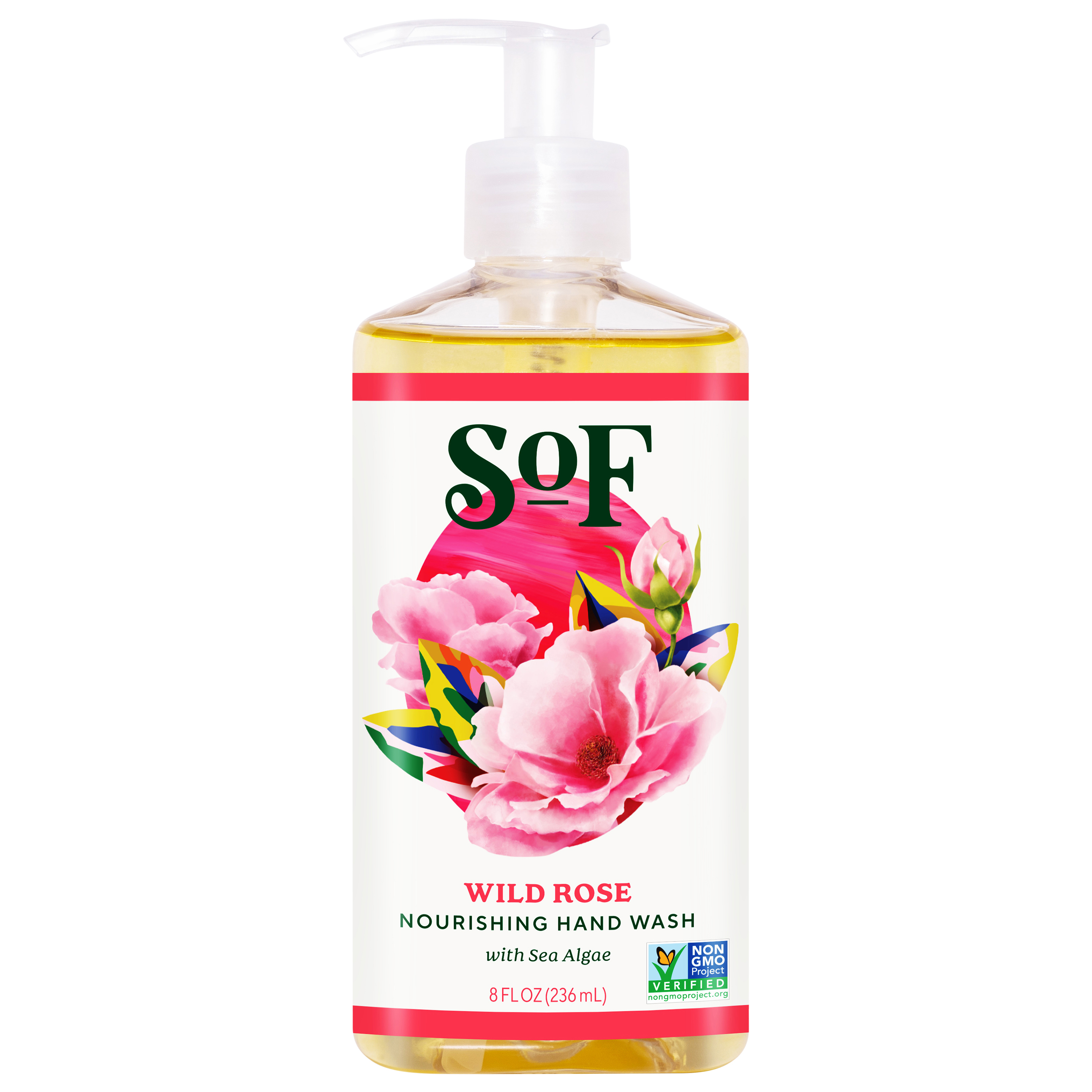 SOF Nourishing Wild Rose Hand wash with Sea Algae