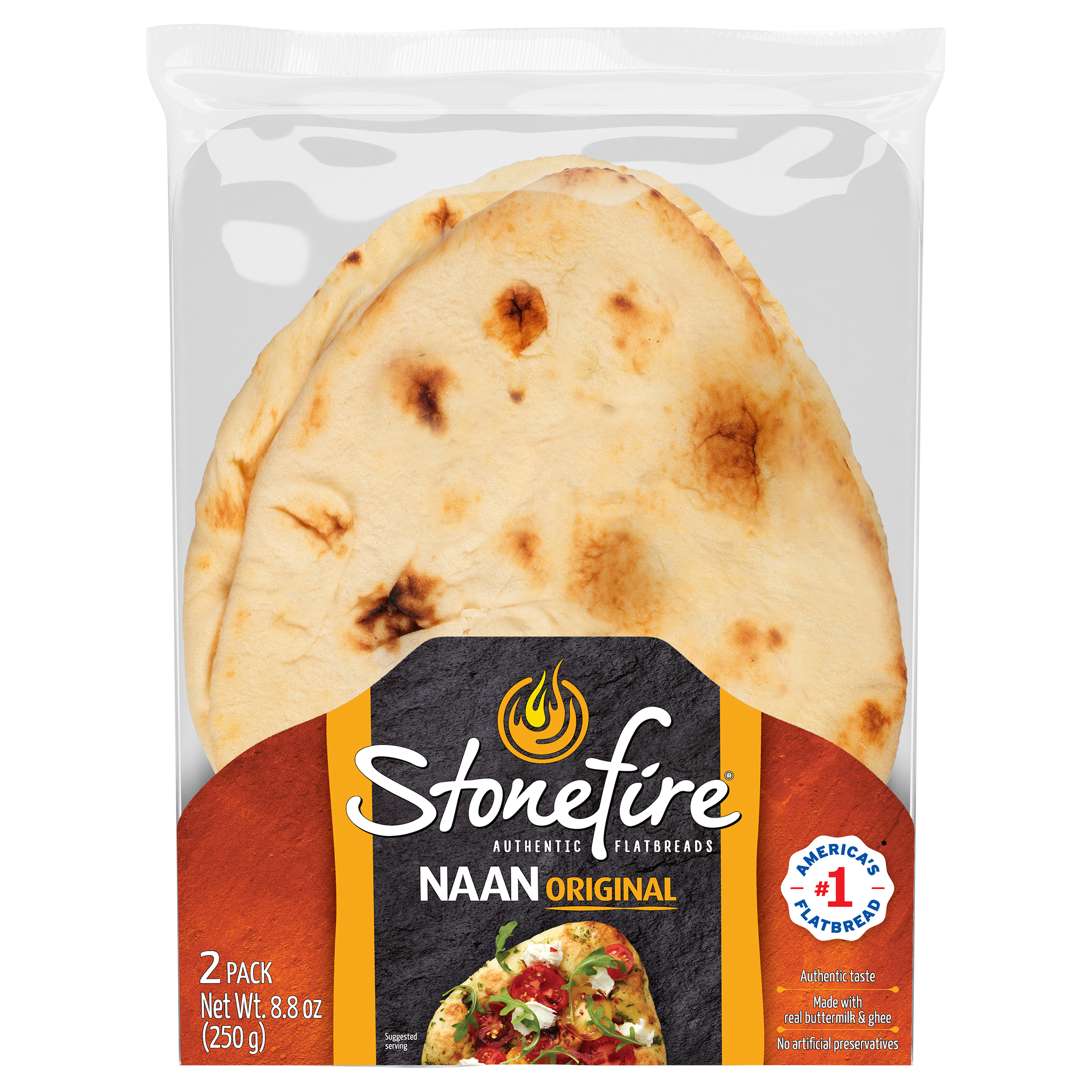Stonefire Authentic Flatbreads Naan Original -