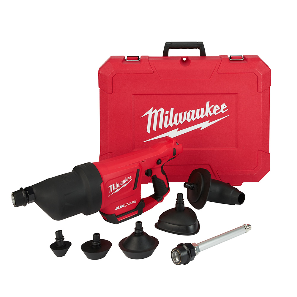 Product image for Milwaukee 2572B-20 Airsnake Drain Cleani