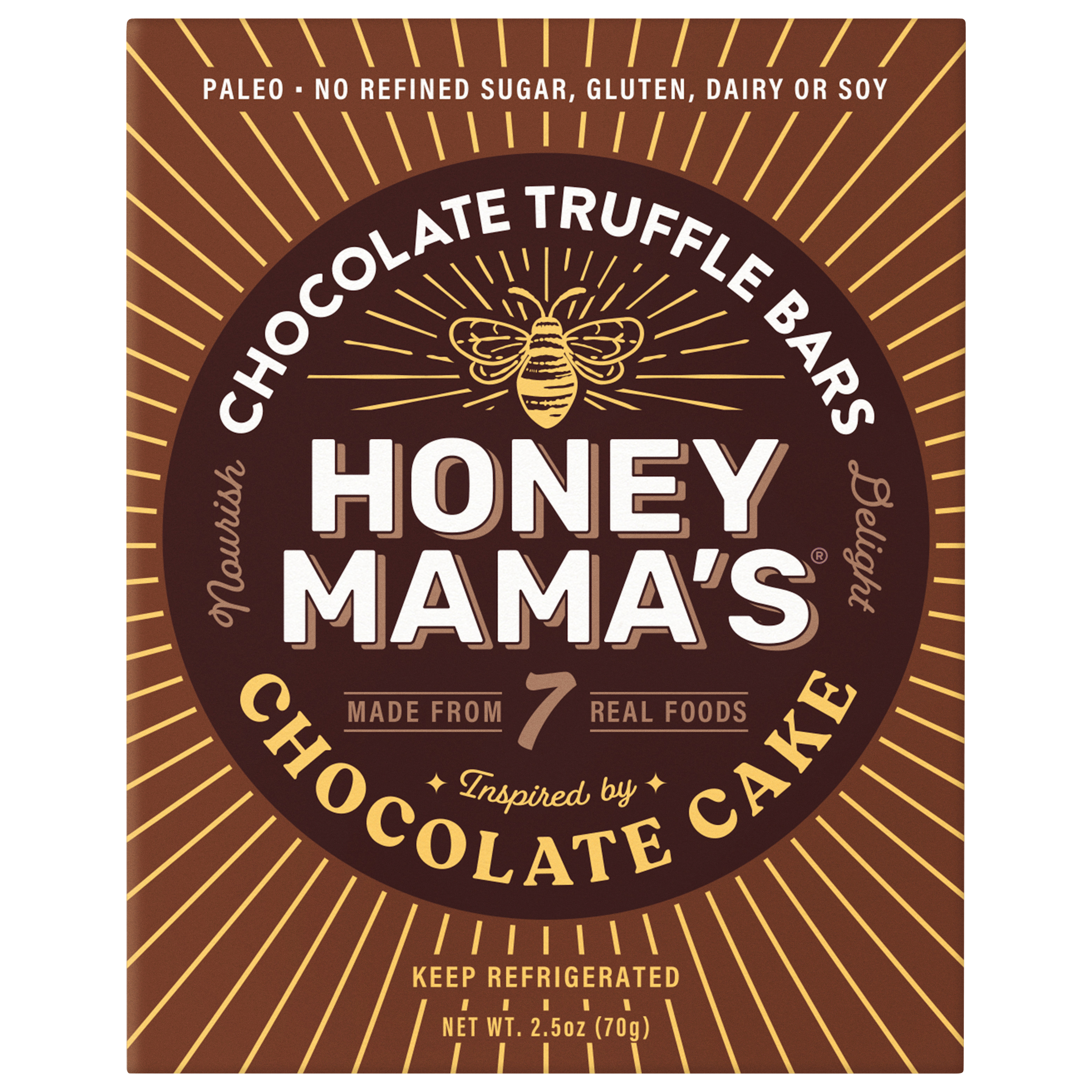 Honey Mama's Chocolate Cake Chocolate Truffle Bar