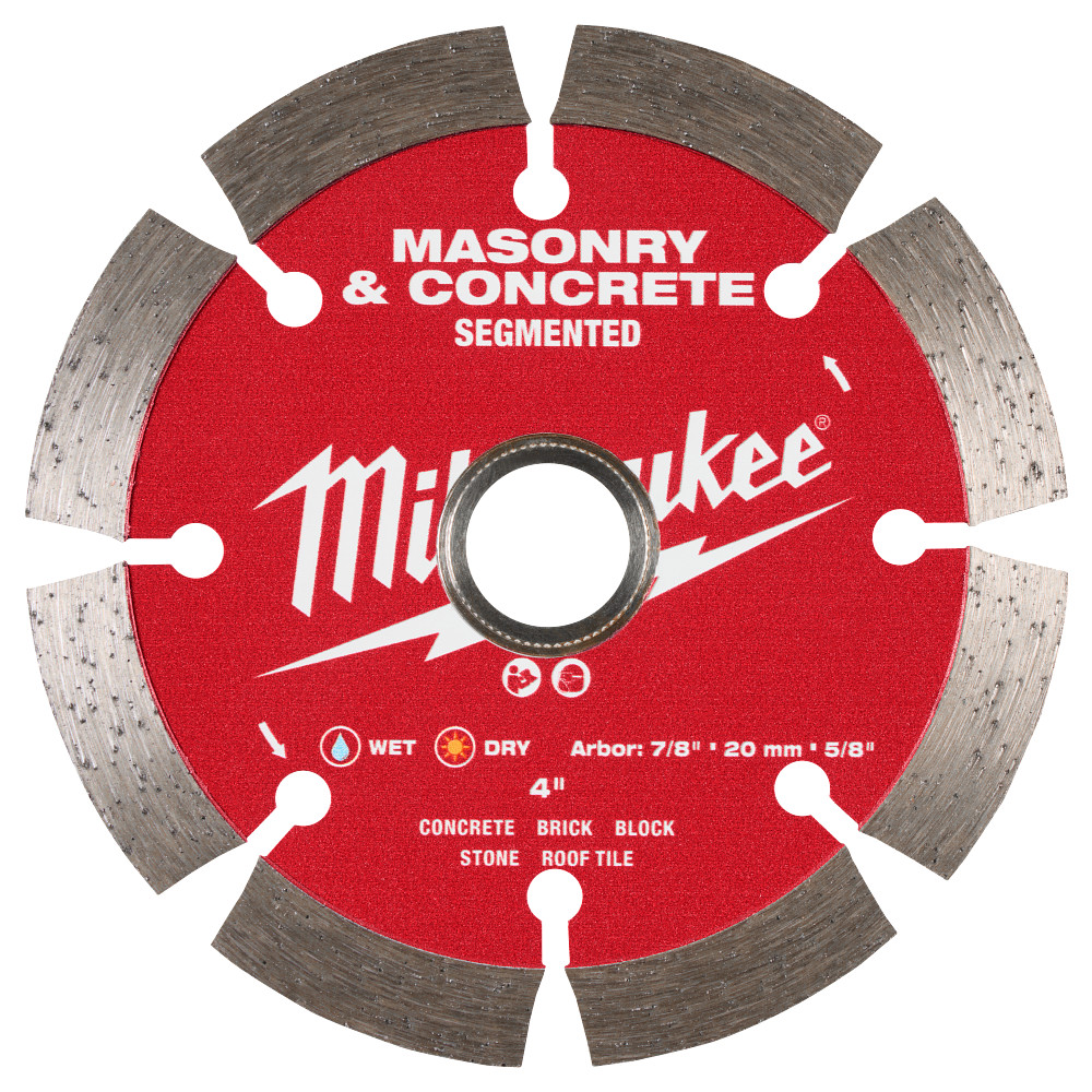 4" Segmented Masonry & Concrete Diamond Blade