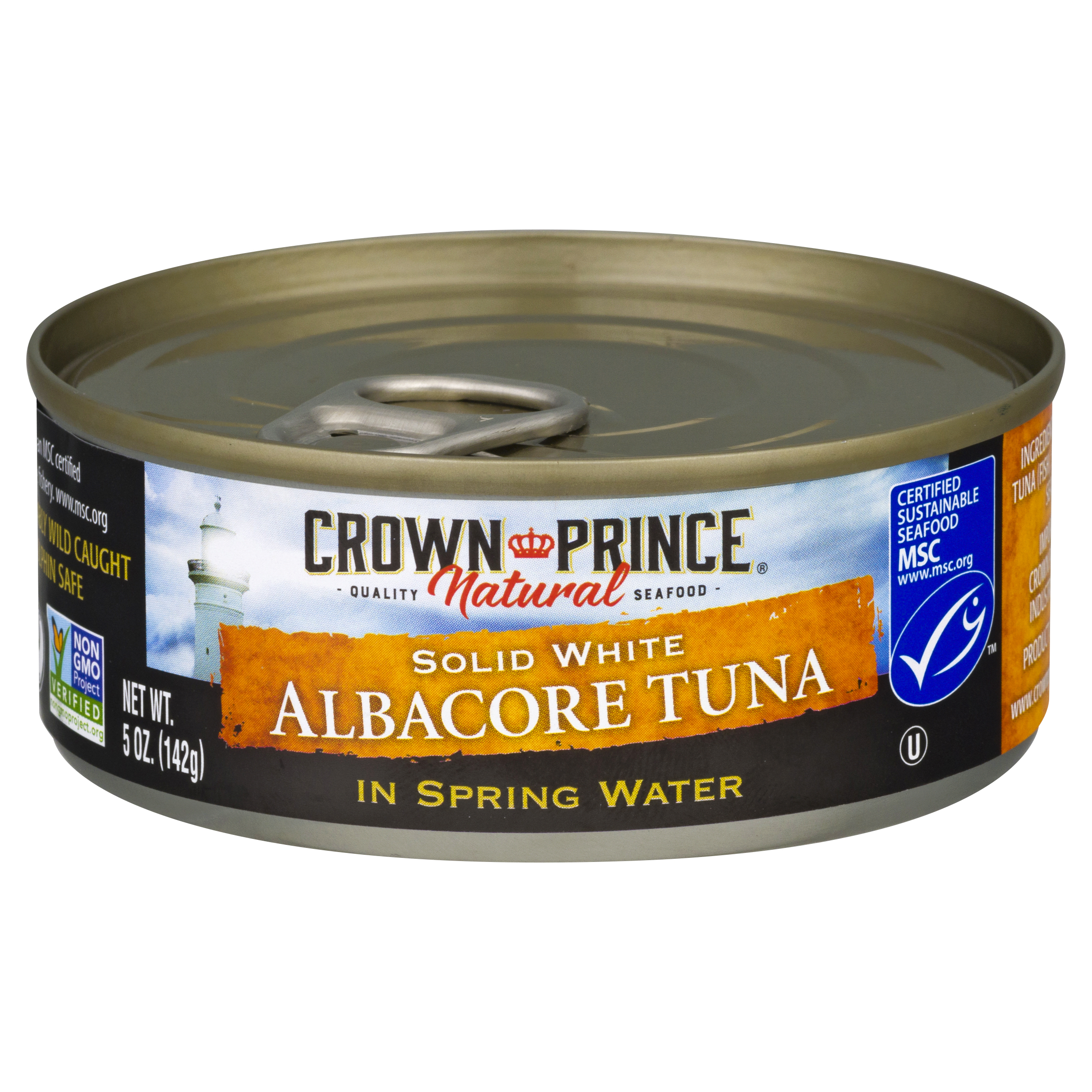 Crown Prince Natural Solid White Albacore Tuna in Spring Water