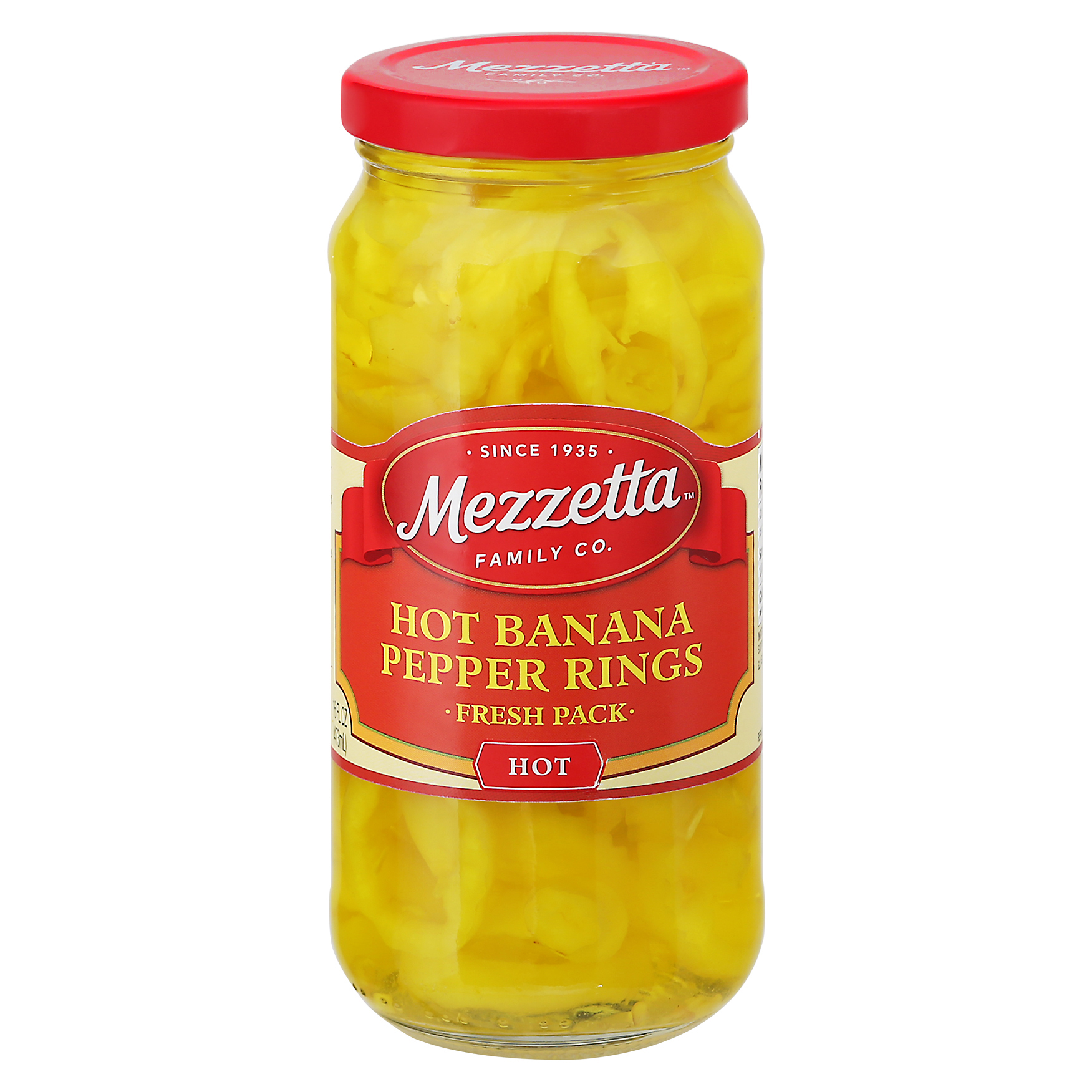 Mezzetta Fresh Pack Hot Banana Pepper Rings