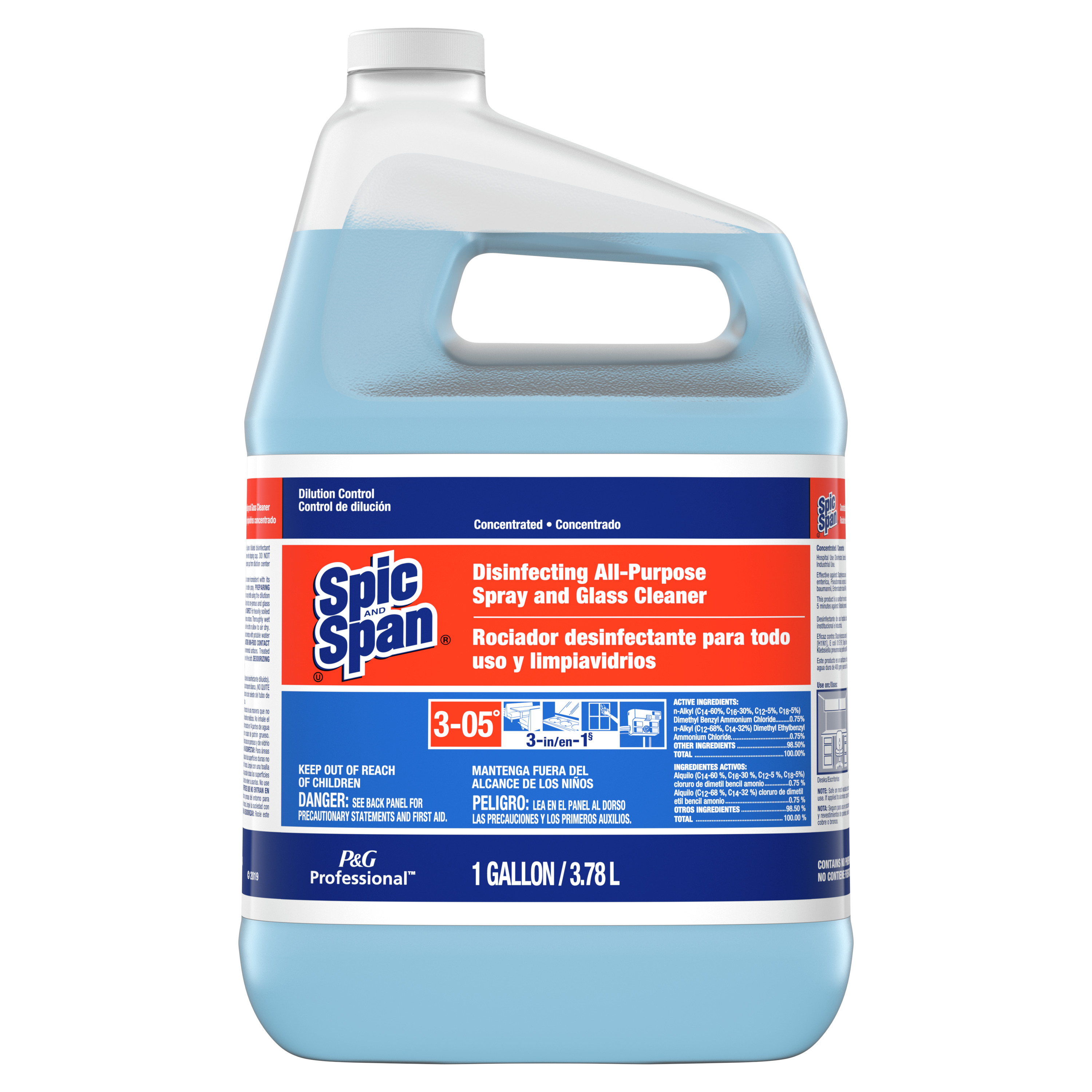 32535 Spic and Span All-Purpose Spray and Glass Cleaner Concentrate Disinfecting 2/1gallon