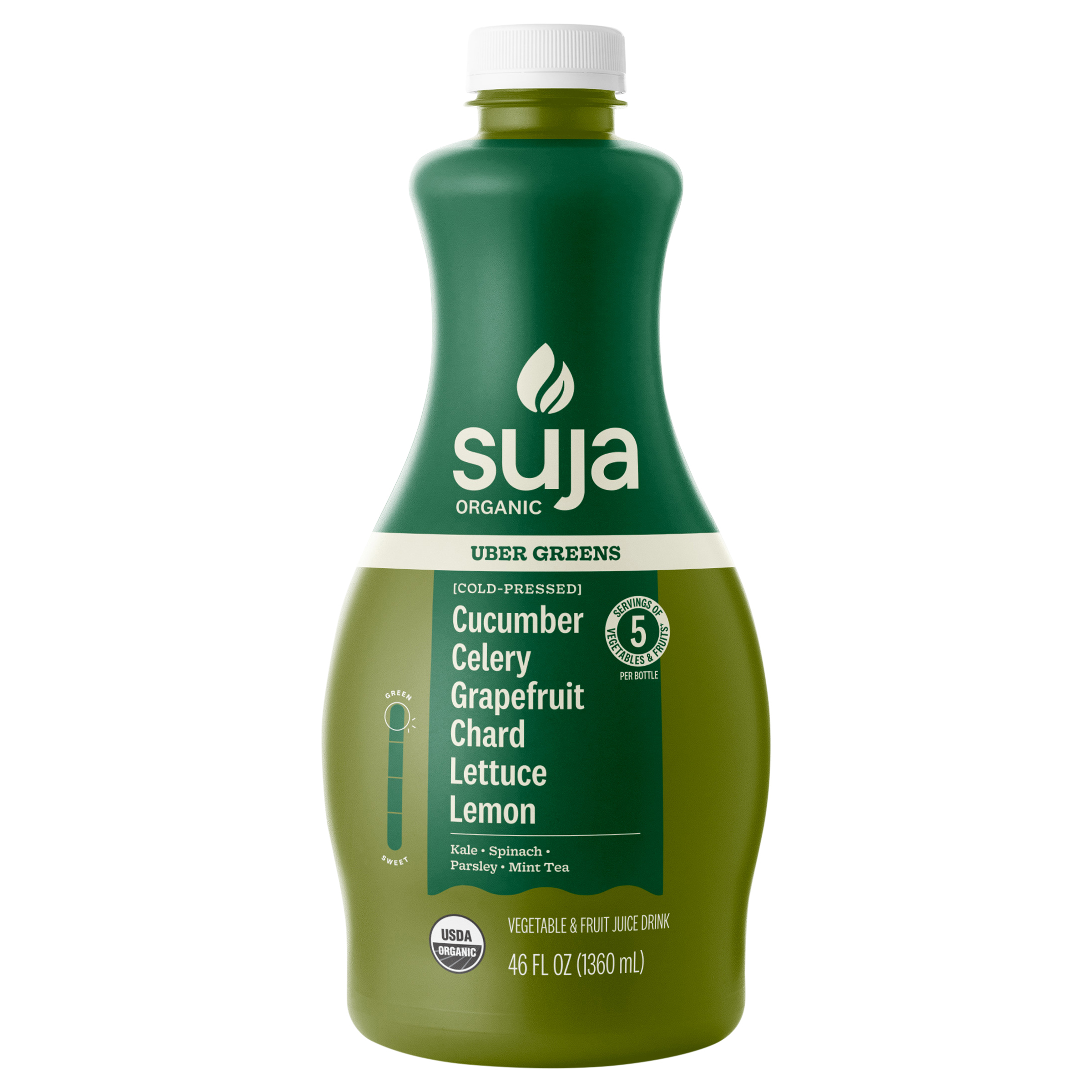 Suja Organic Uber Greens Cold Pressed Juice Drink,
