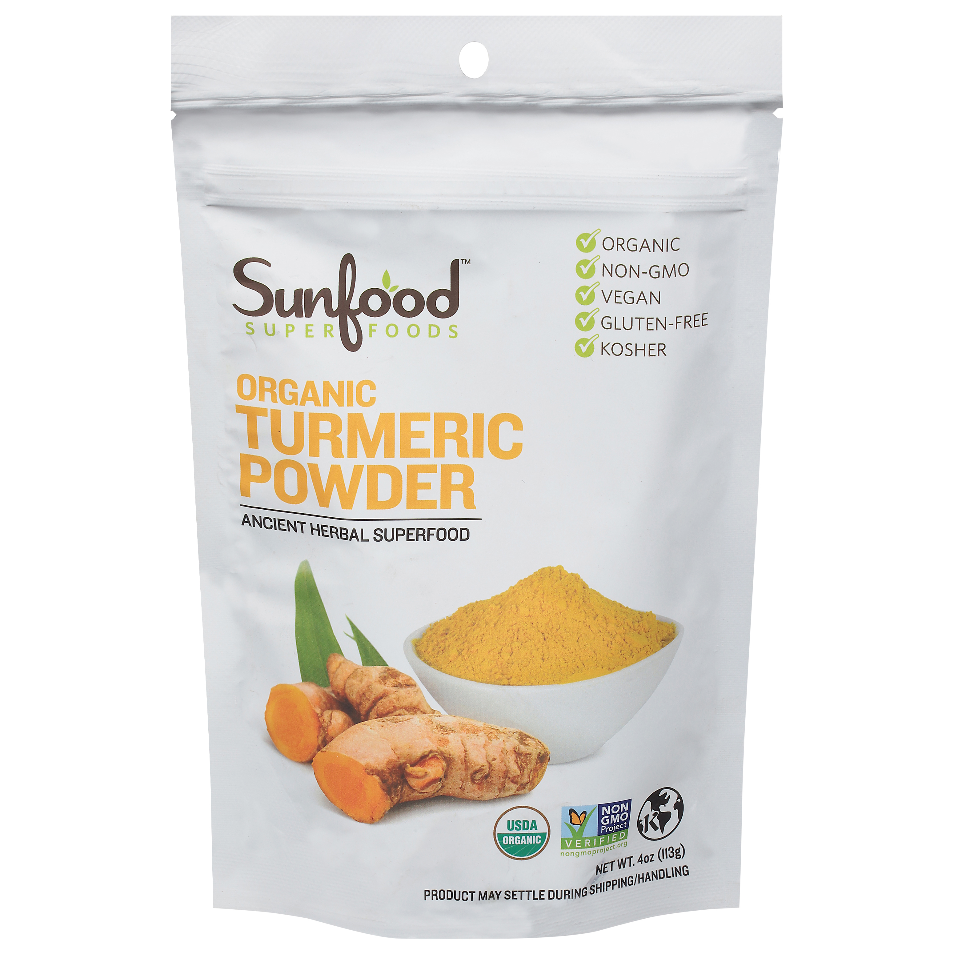 SunFood Superfoods Organic Turmeric Powder