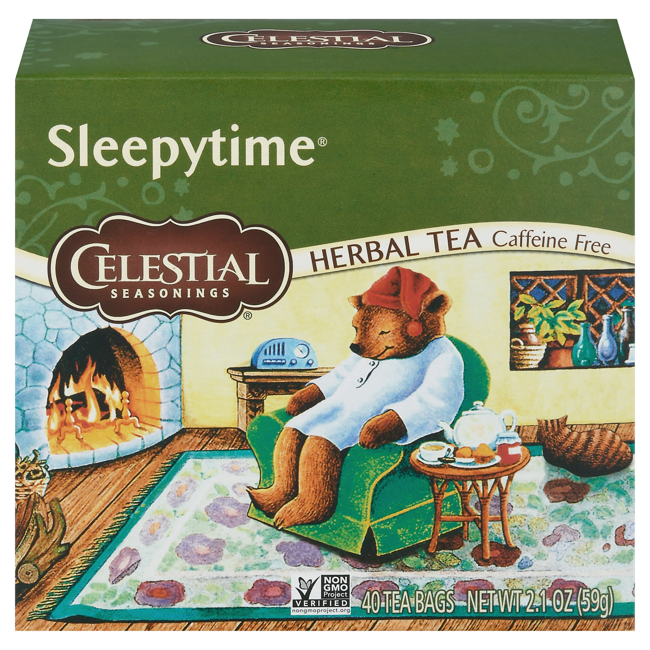 Celestial Seasonings Sleepytime Caffeine Free Herbal Tea 40 Tea Bags