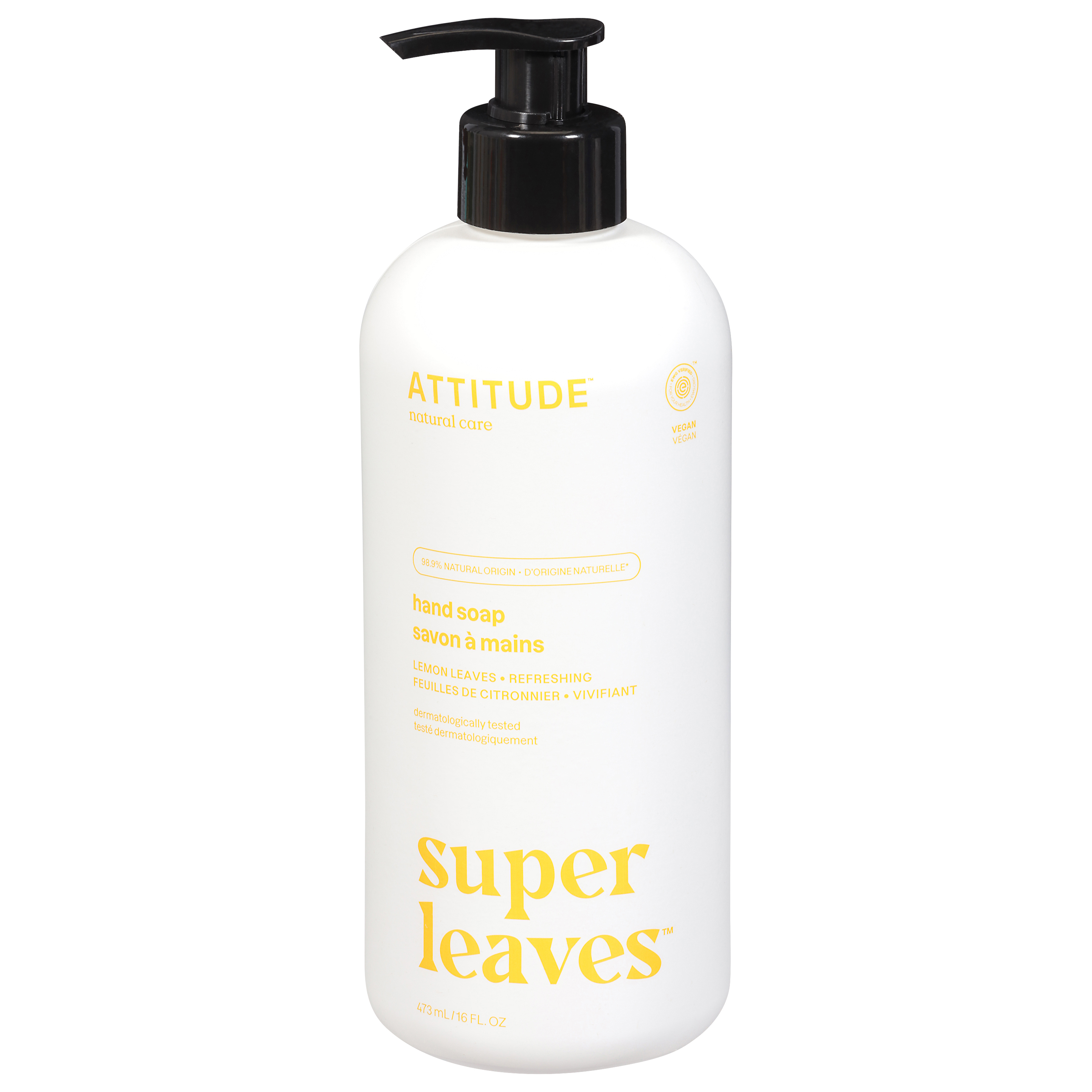 Attitude Super Leaves Lemon Leaves Hand Soap
