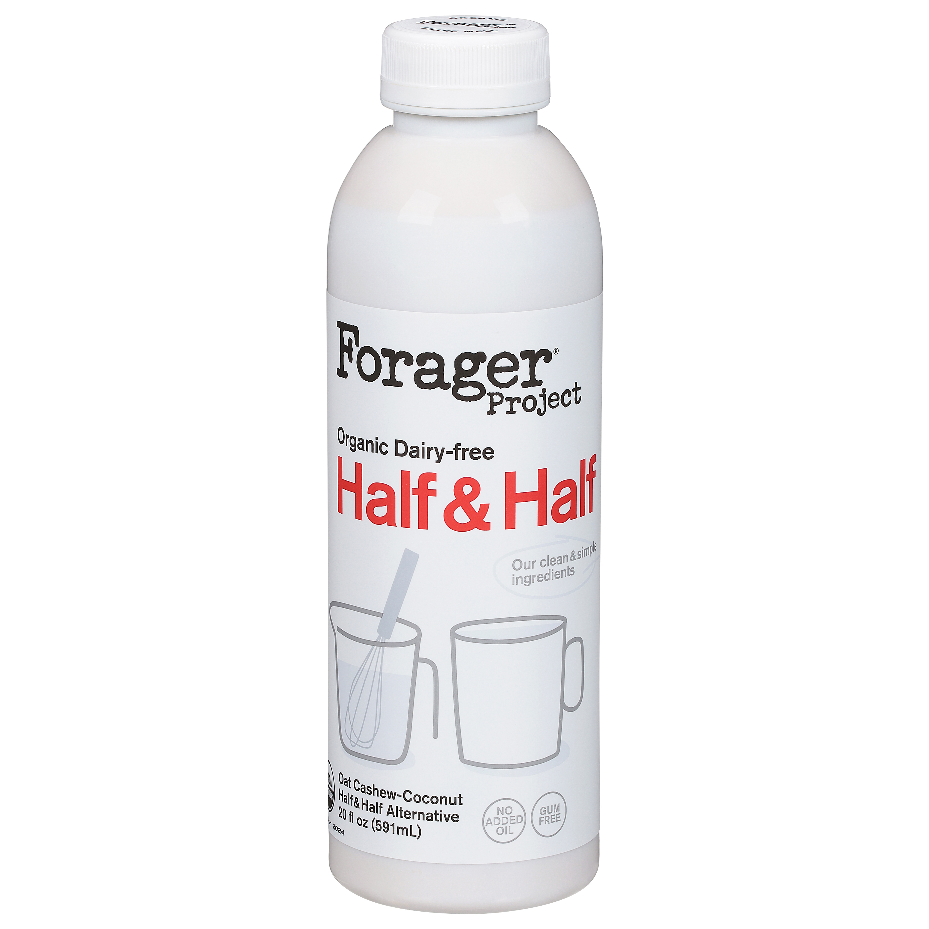 Forager Project Dairy-Free Organic Oat Cashew-Coconut Half & Half