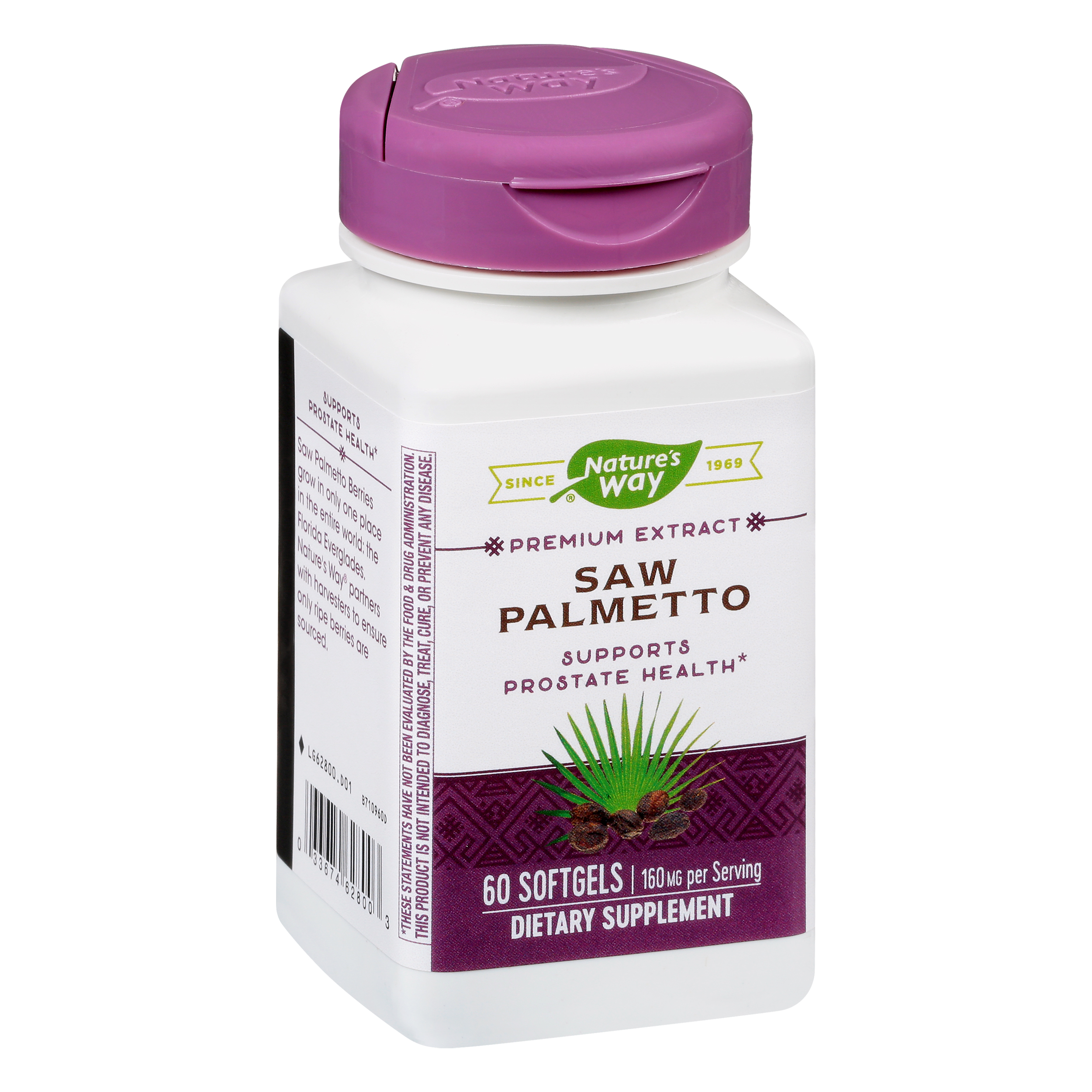 Nature's Way Softgels 160 mg Saw Palmetto