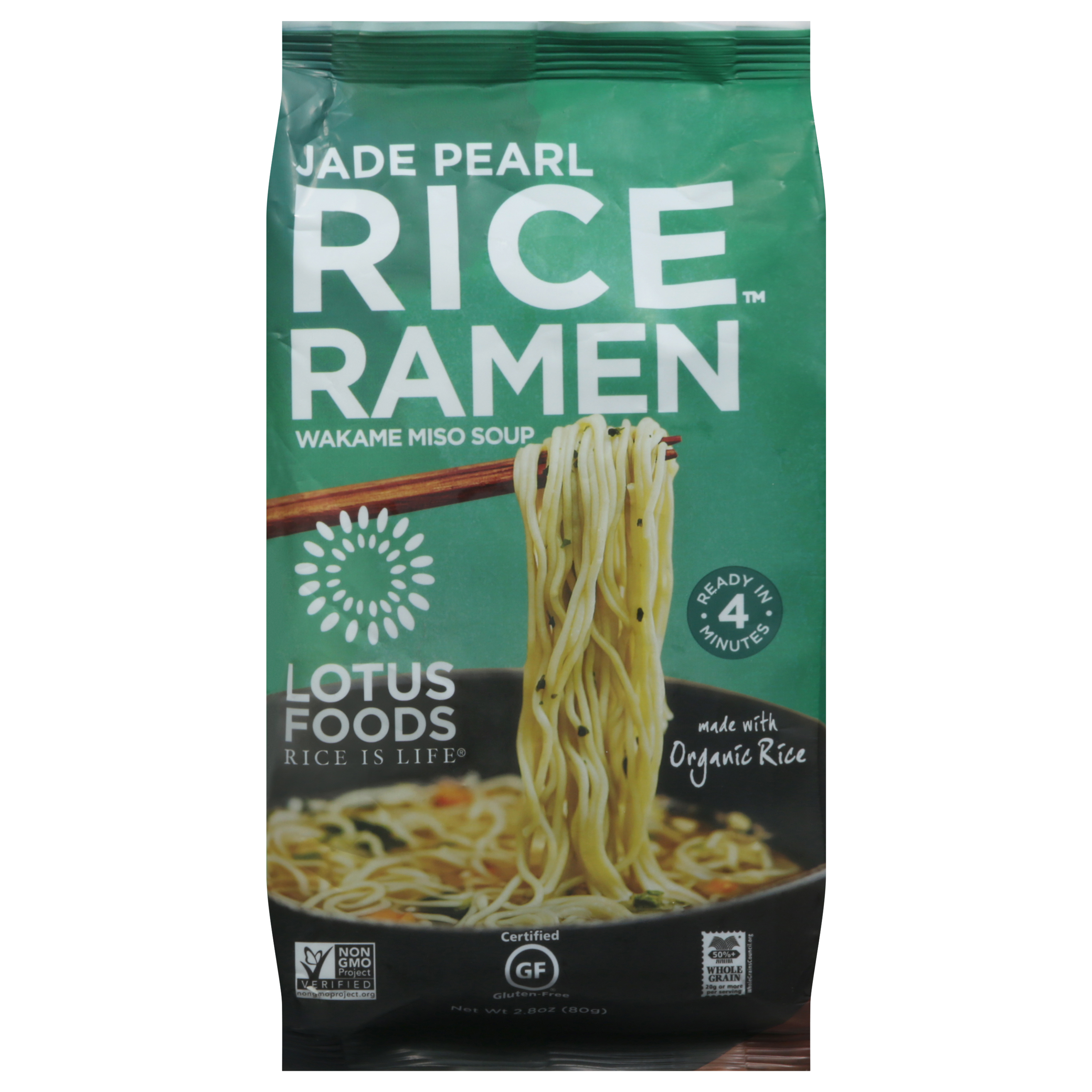 Lotus Foods Rice Ramen Jade Pearl Wakame Miso Soup