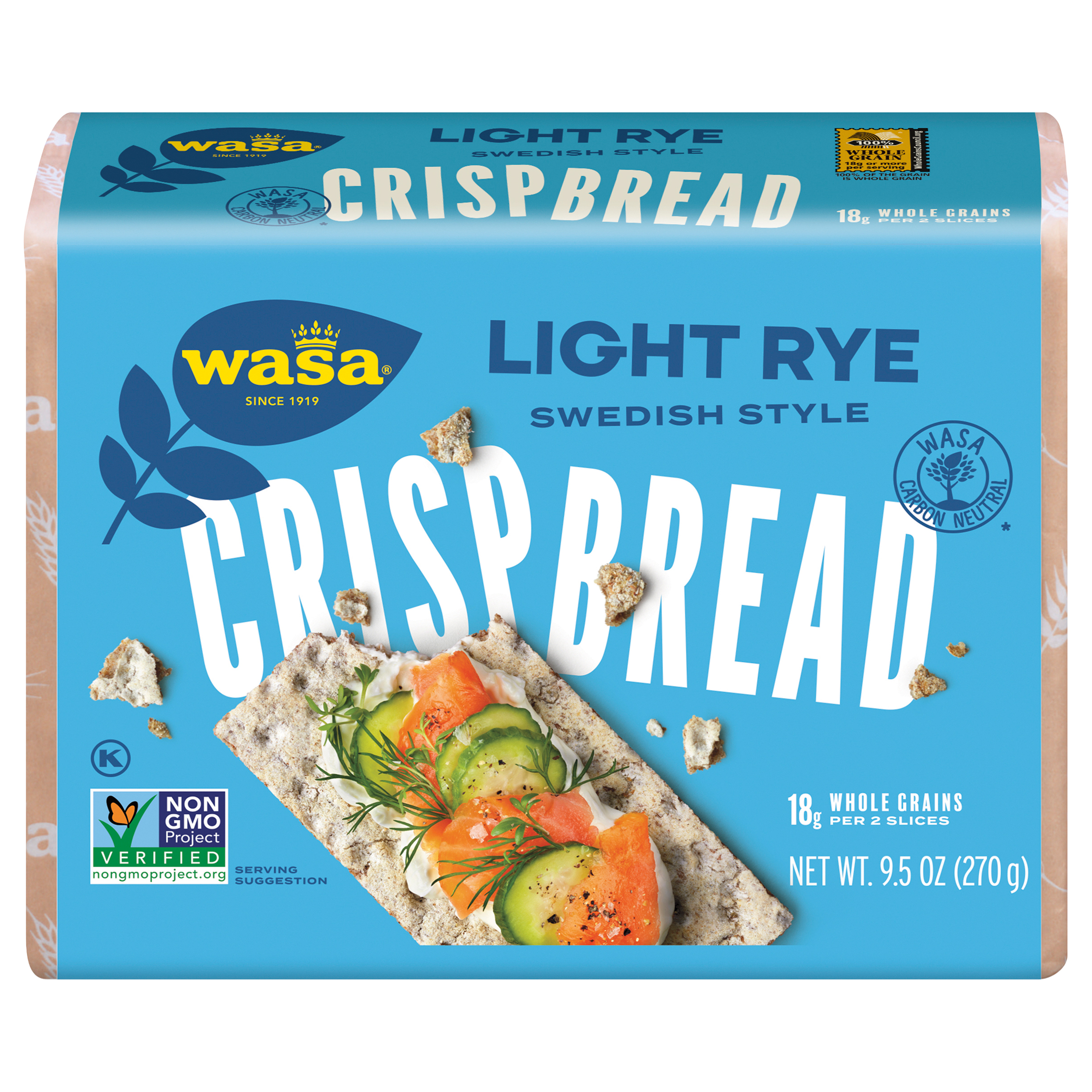 Wasa Swedish Style Light Rye Crispbread