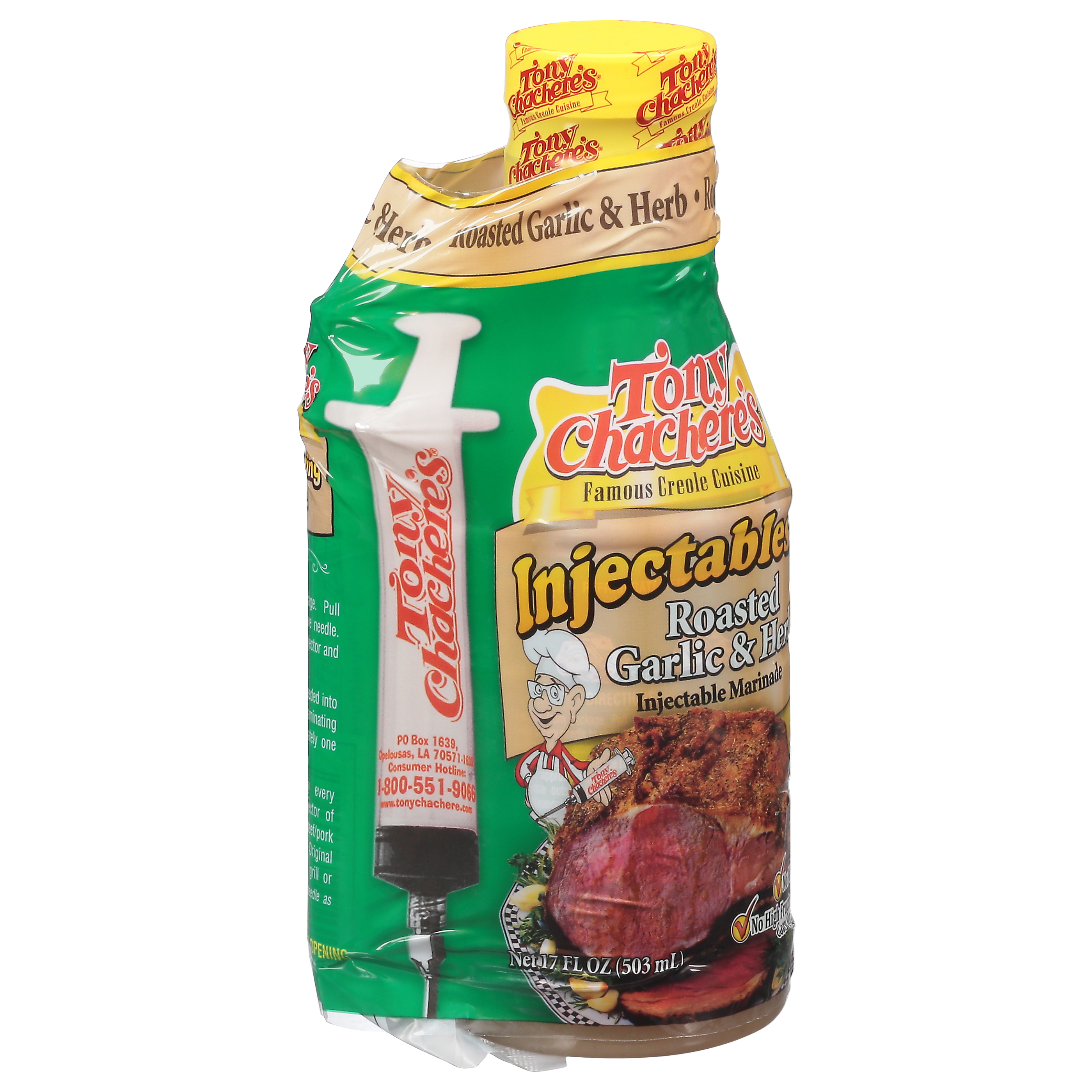 Tony Chachere's Roasted Garlic & Herb Injectable Marinade