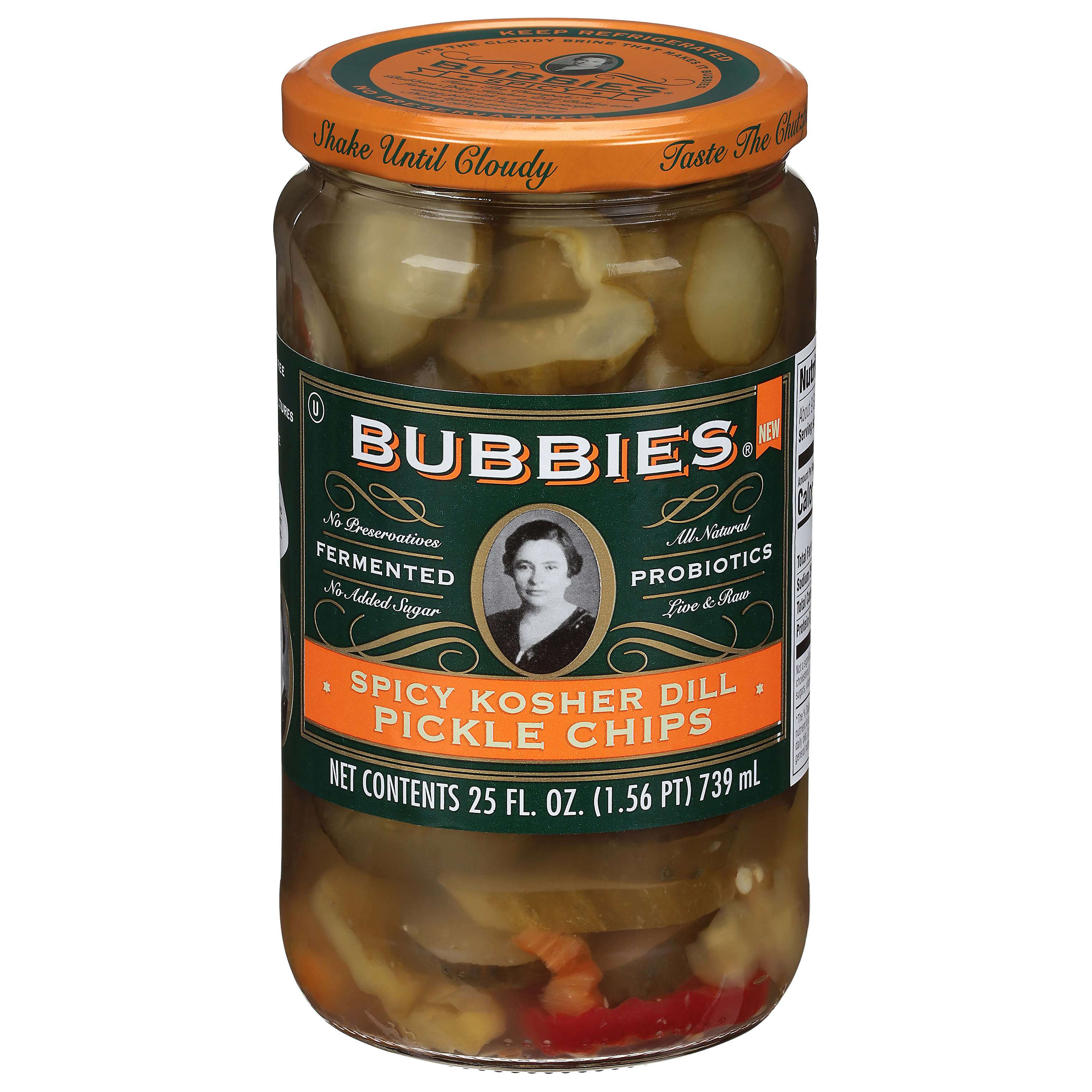 Bubbies Spicy Kosher Dill Pickle Chips