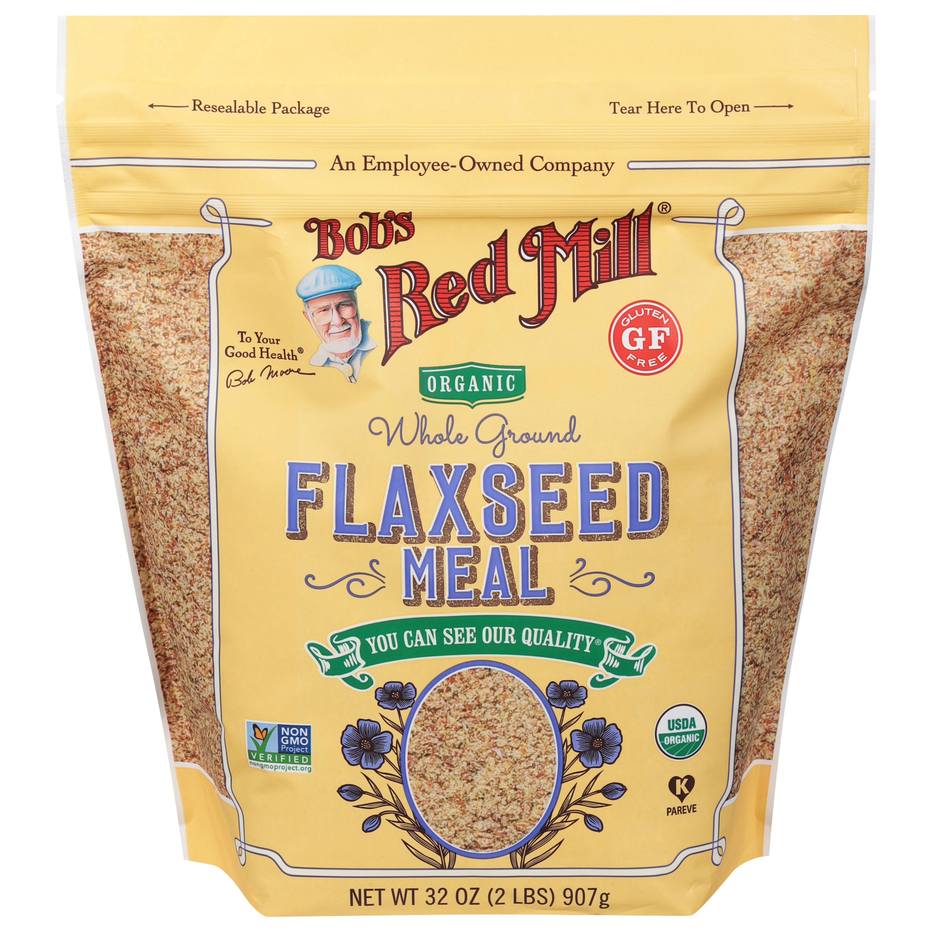 Bob's Red Mill Organic Whole Ground Flaxseed Meal