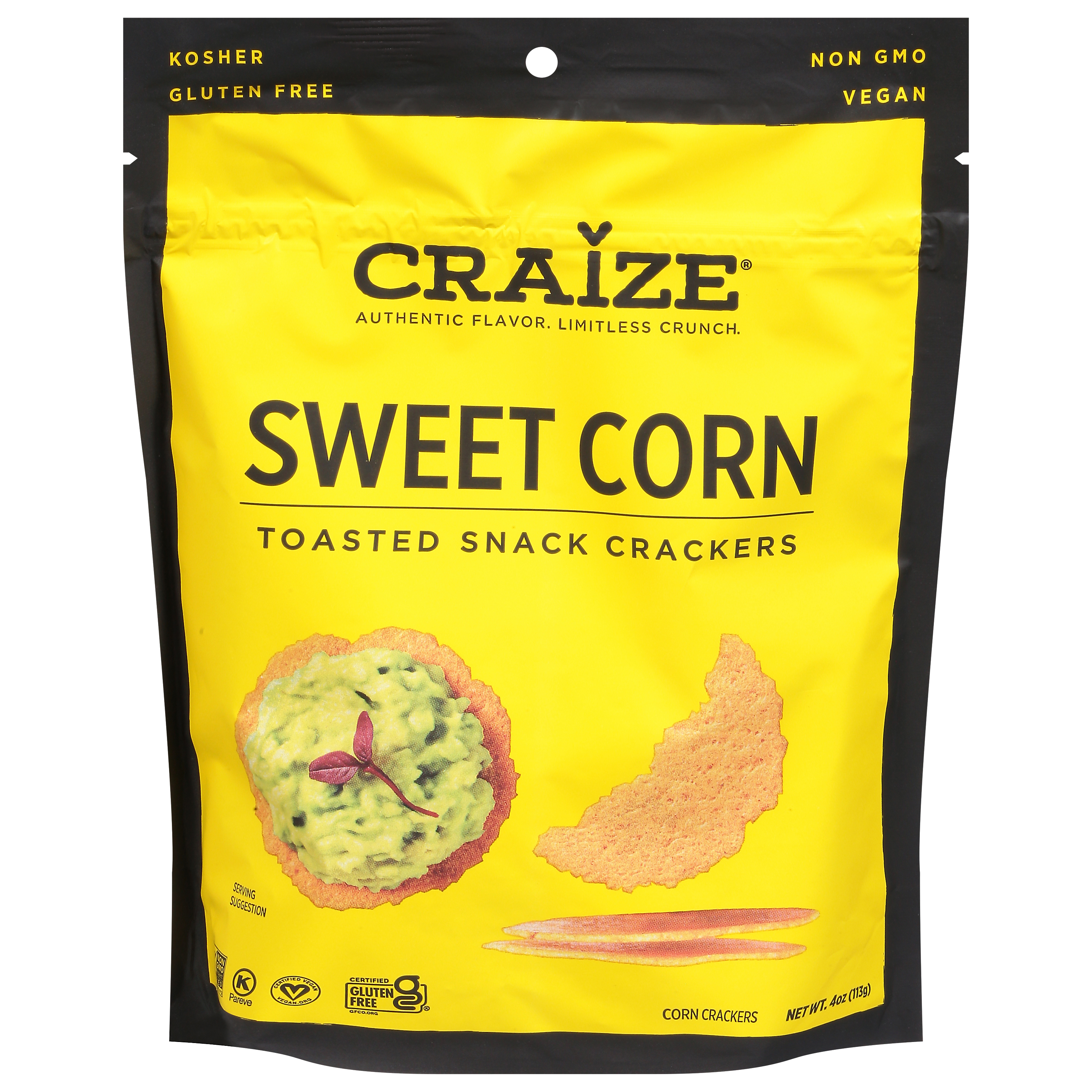 Craize Toasted Sweet Corn Corn Crackers