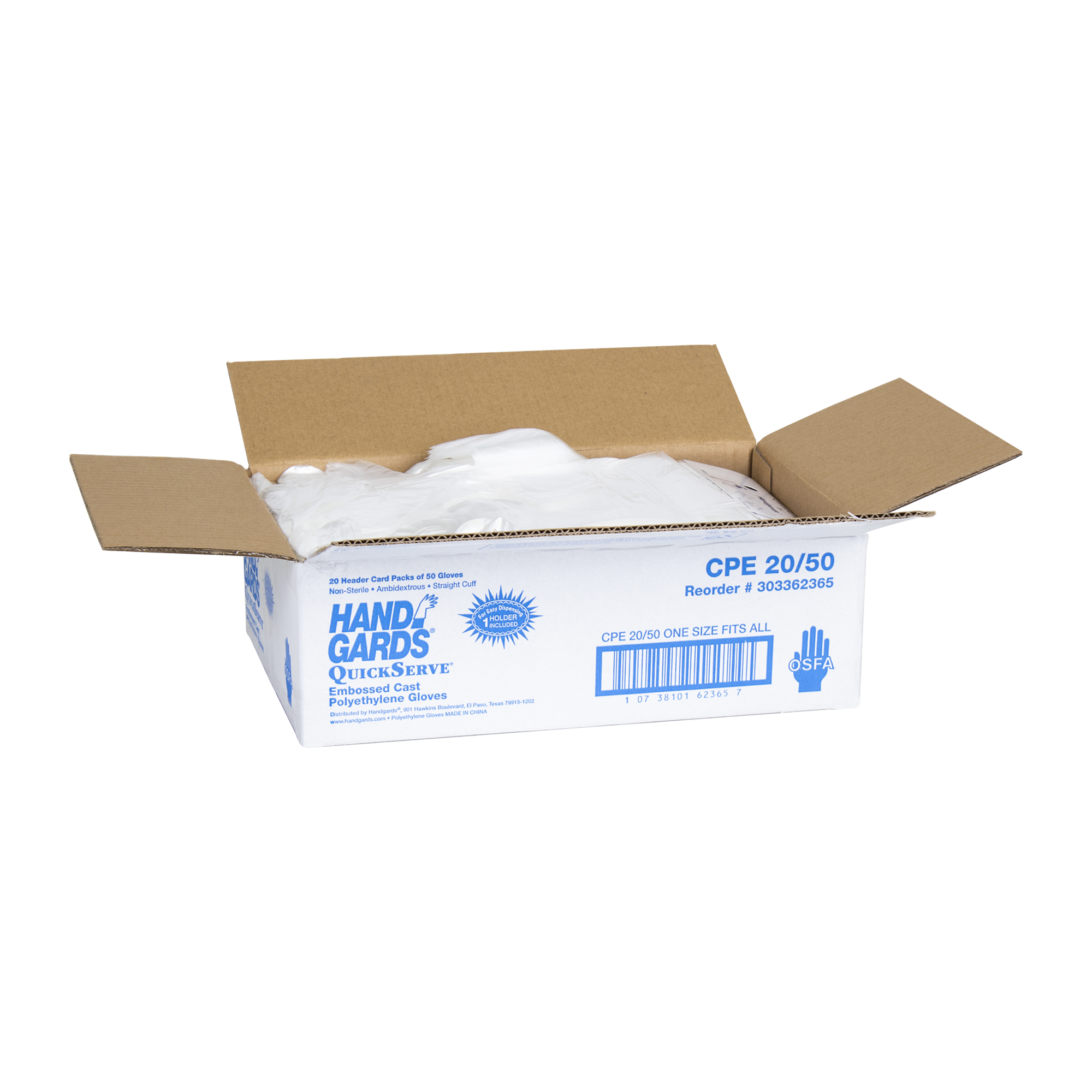 QUICKSERVE POLY GLOVE 1M/CS