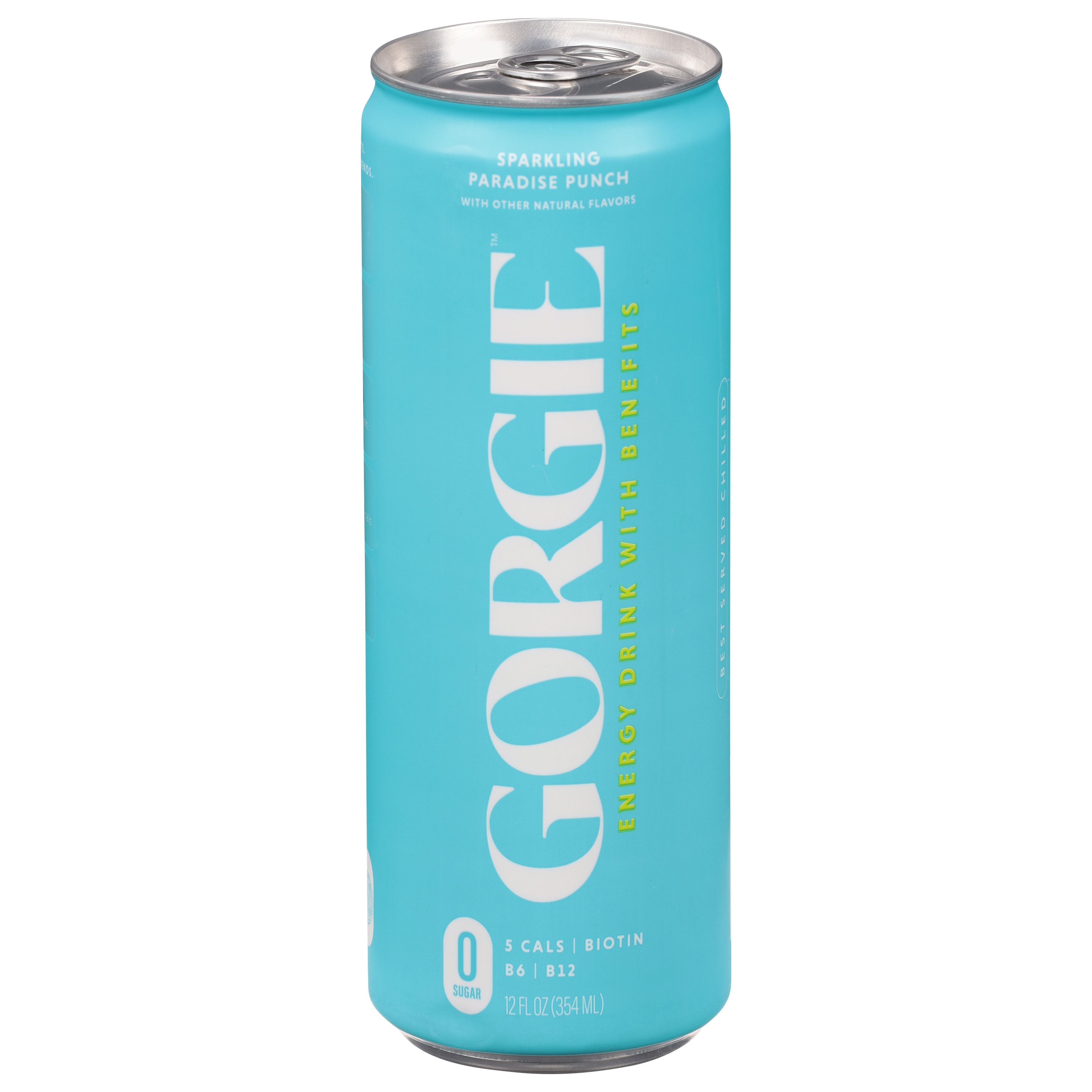Gorgie Sparkling Paradise Punch Energy Drink with Benefits
