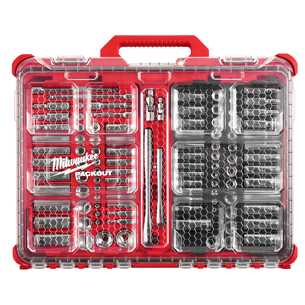 1/4 in. & 3/8 in. 106 Pc. Ratchet and Socket Set in PACKOUT™ - SAE & Metric Image