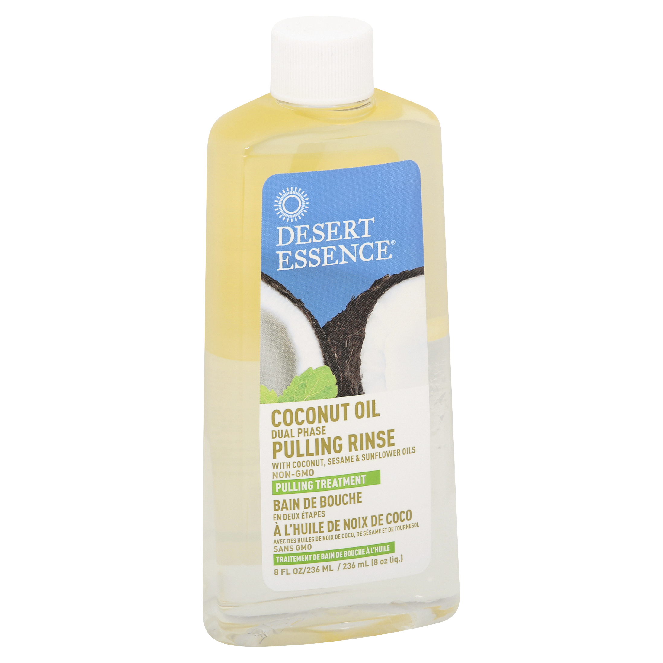 Desert Essence Dual Phase Pulling Rinse Coconut Oil