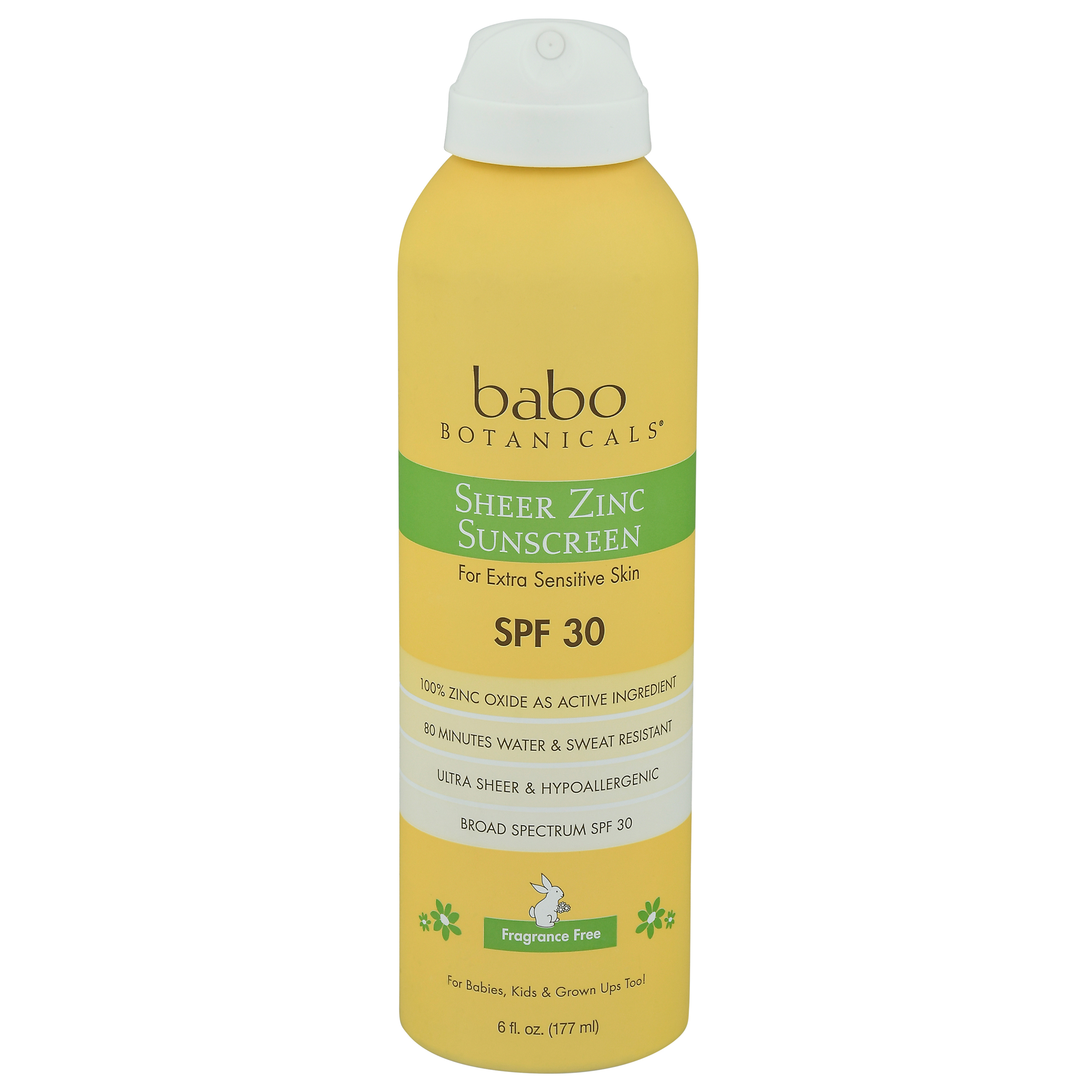 babo Botanicals Broad Spectrum SPF 30 Sheer Zinc Sunscreen