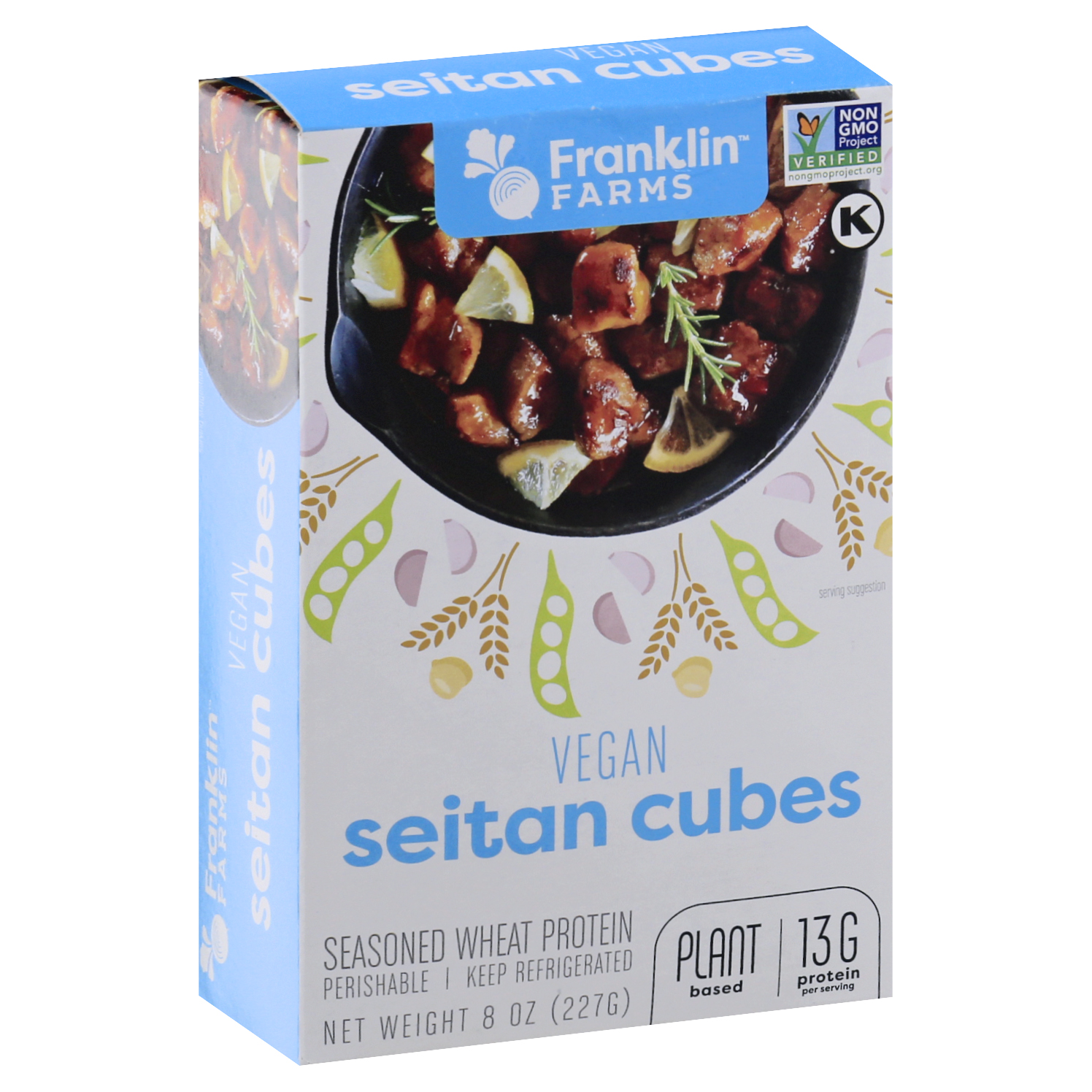 Franklin Farms Vegan Seitan Cubes