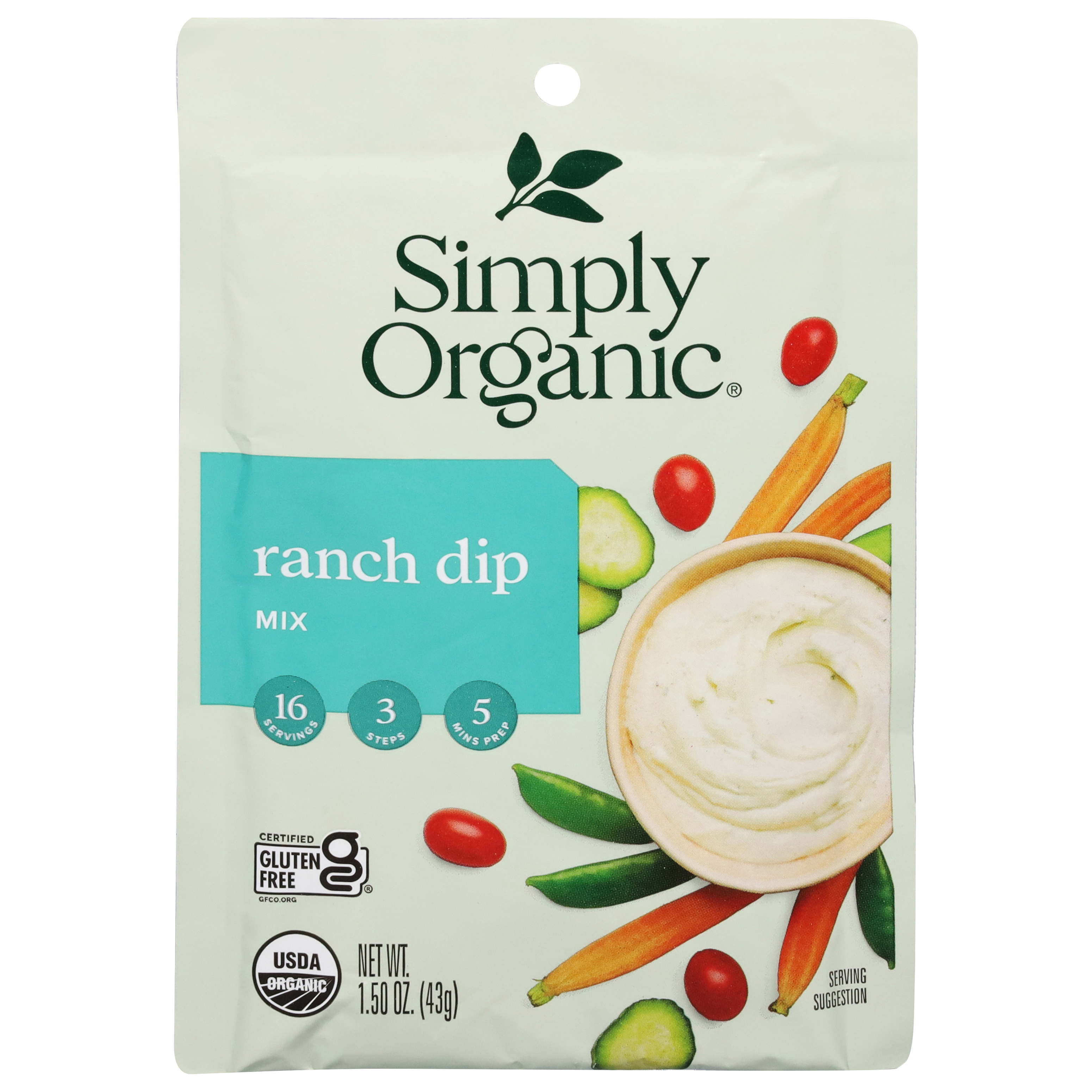 Simply Organic Ranch Dip Mix
