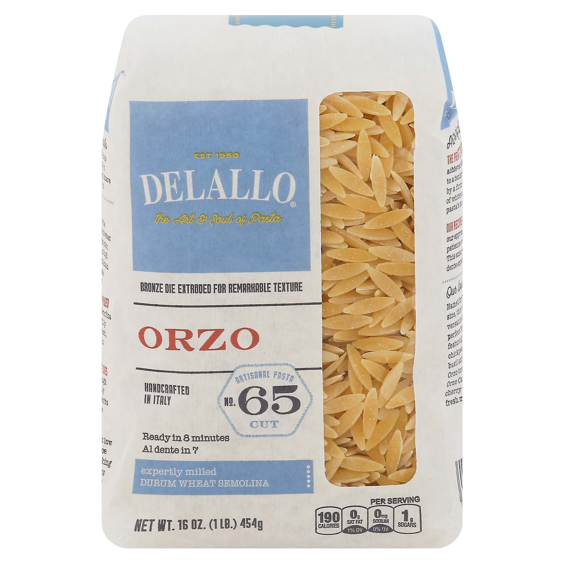 DeLallo No. 65 Cut Orzo