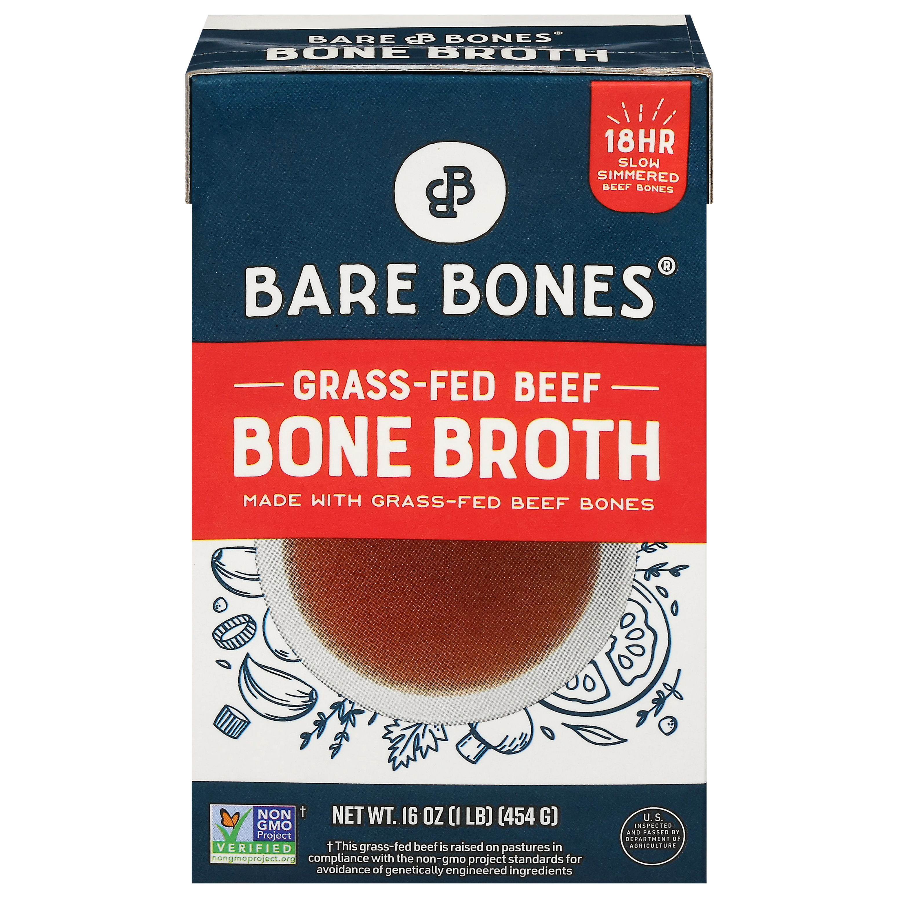 Bare Bones Grass-Fed Beef Bone Broth