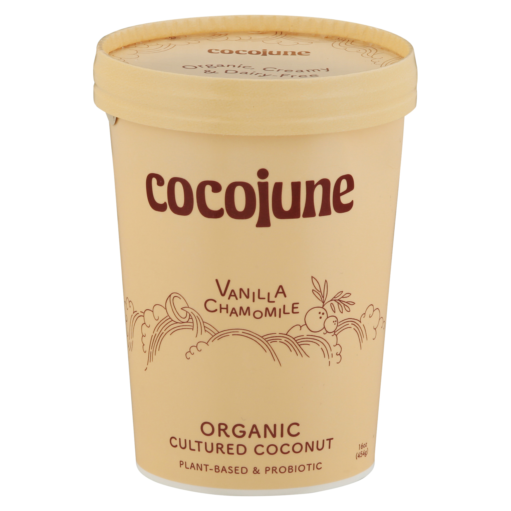 Cocojune Organic Vanilla Chamomile Cultured Coconut