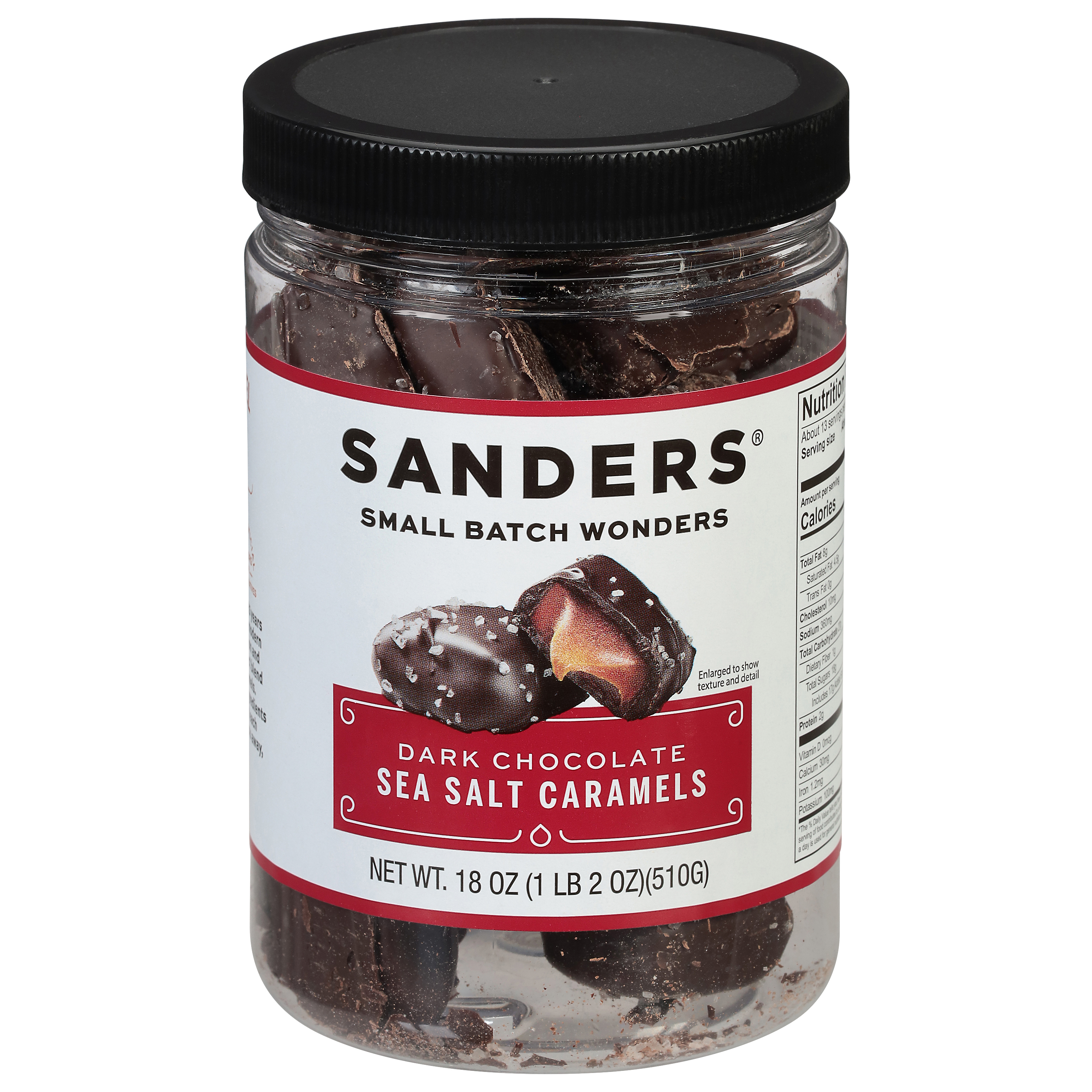 Sanders Dark Chocolate Sea Salt Caramels