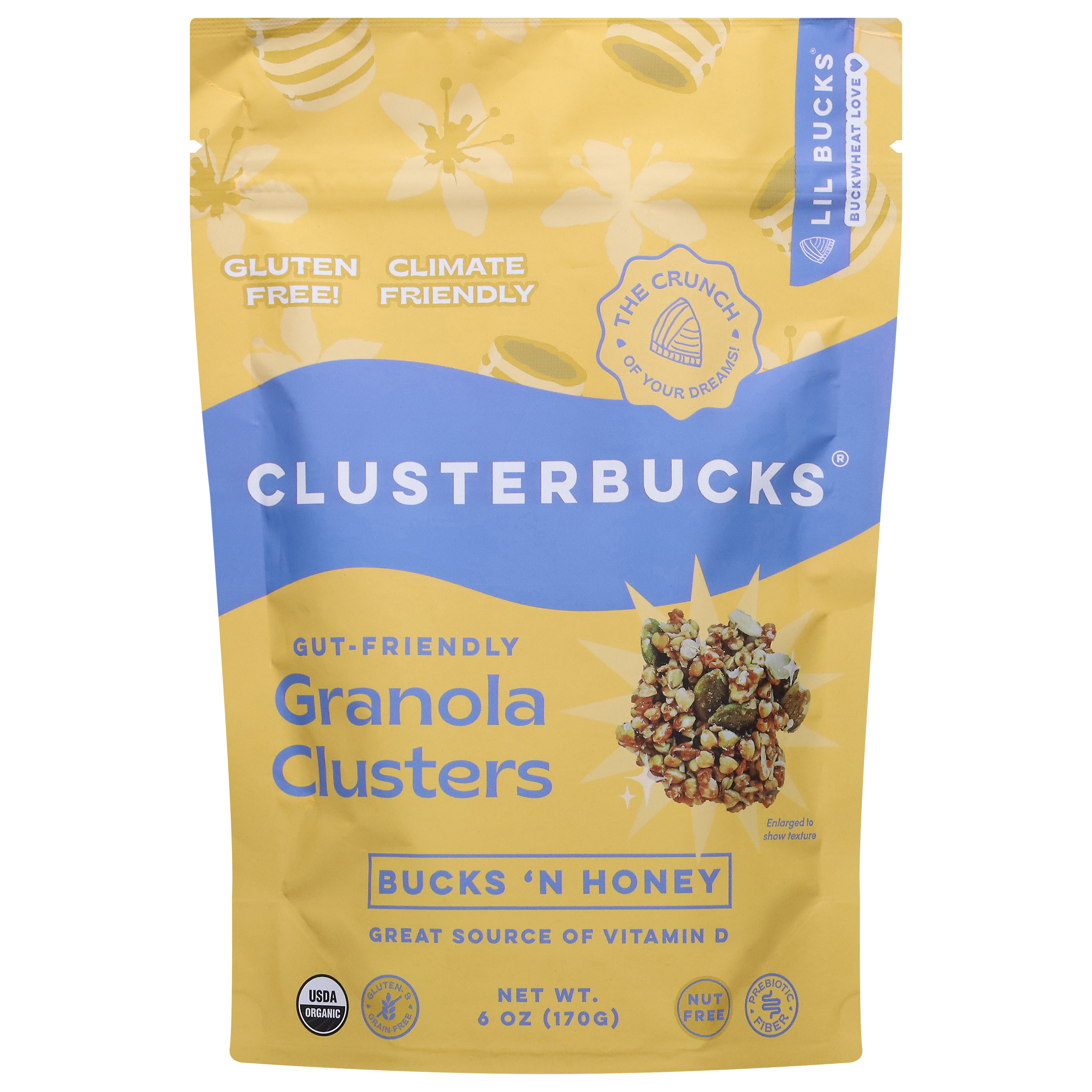 Clusterbucks Bucks 'N Honey Granola Clusters