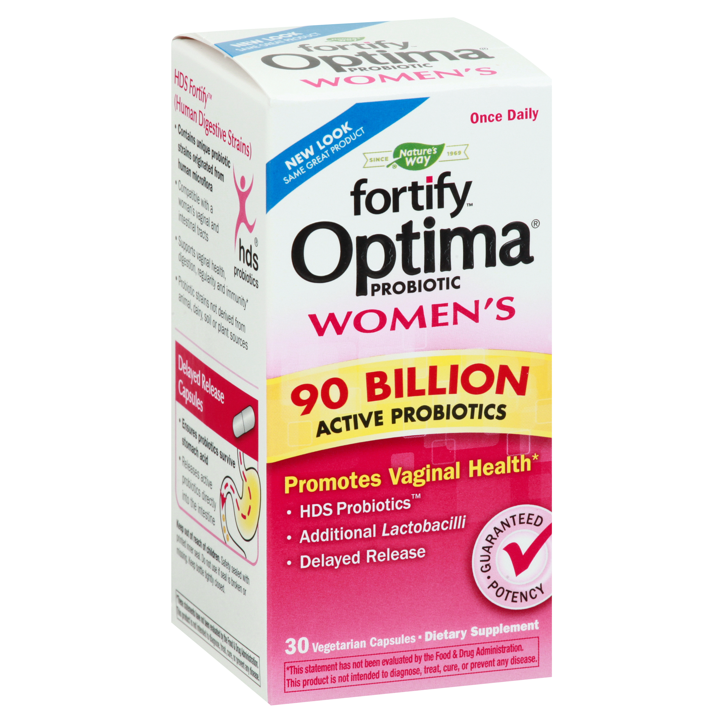 Natures Way Fortify Optima Women's Vegetarian Capsules Probiotic