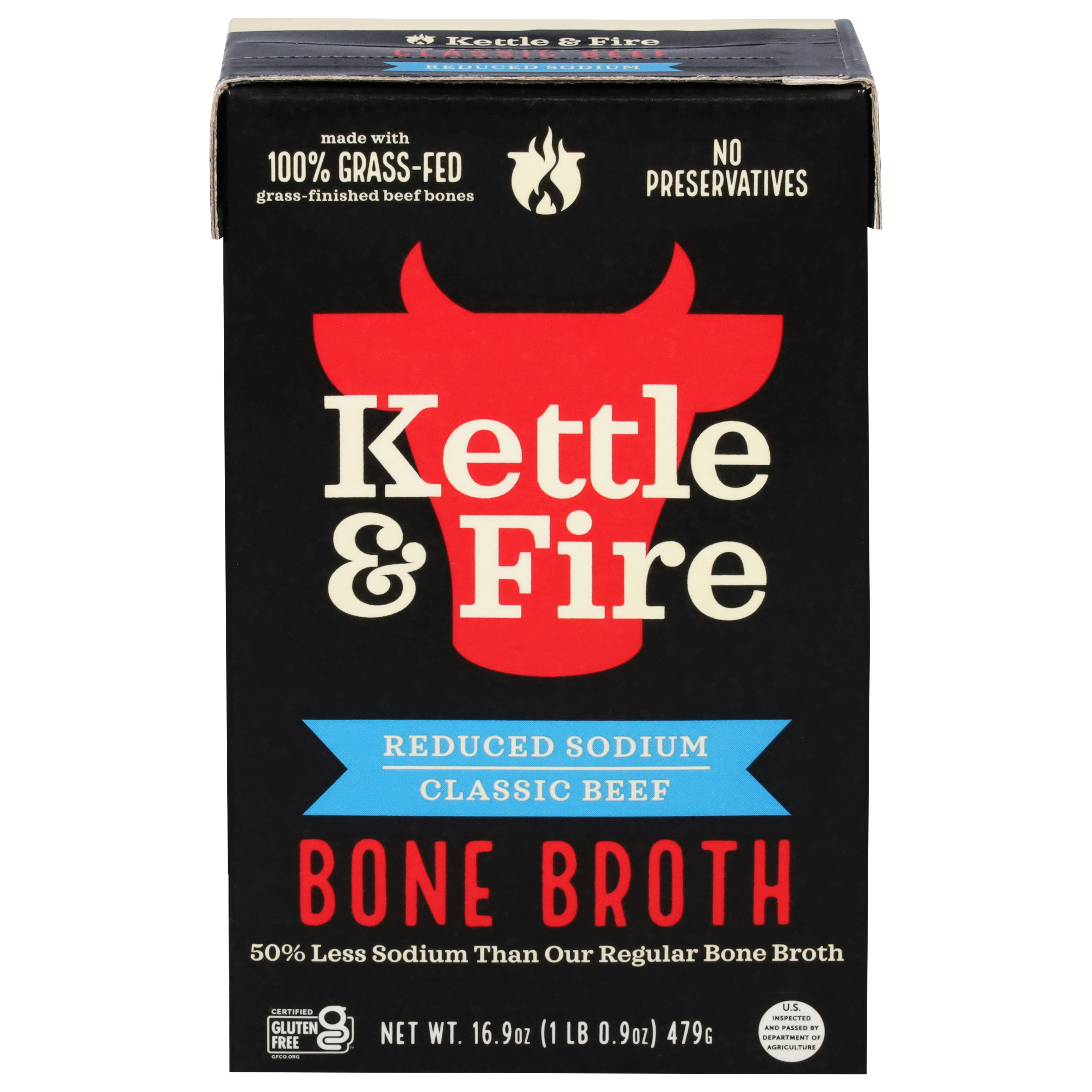 Kettle & Fire Reduced Sodium Classic Beef Bone Broth
