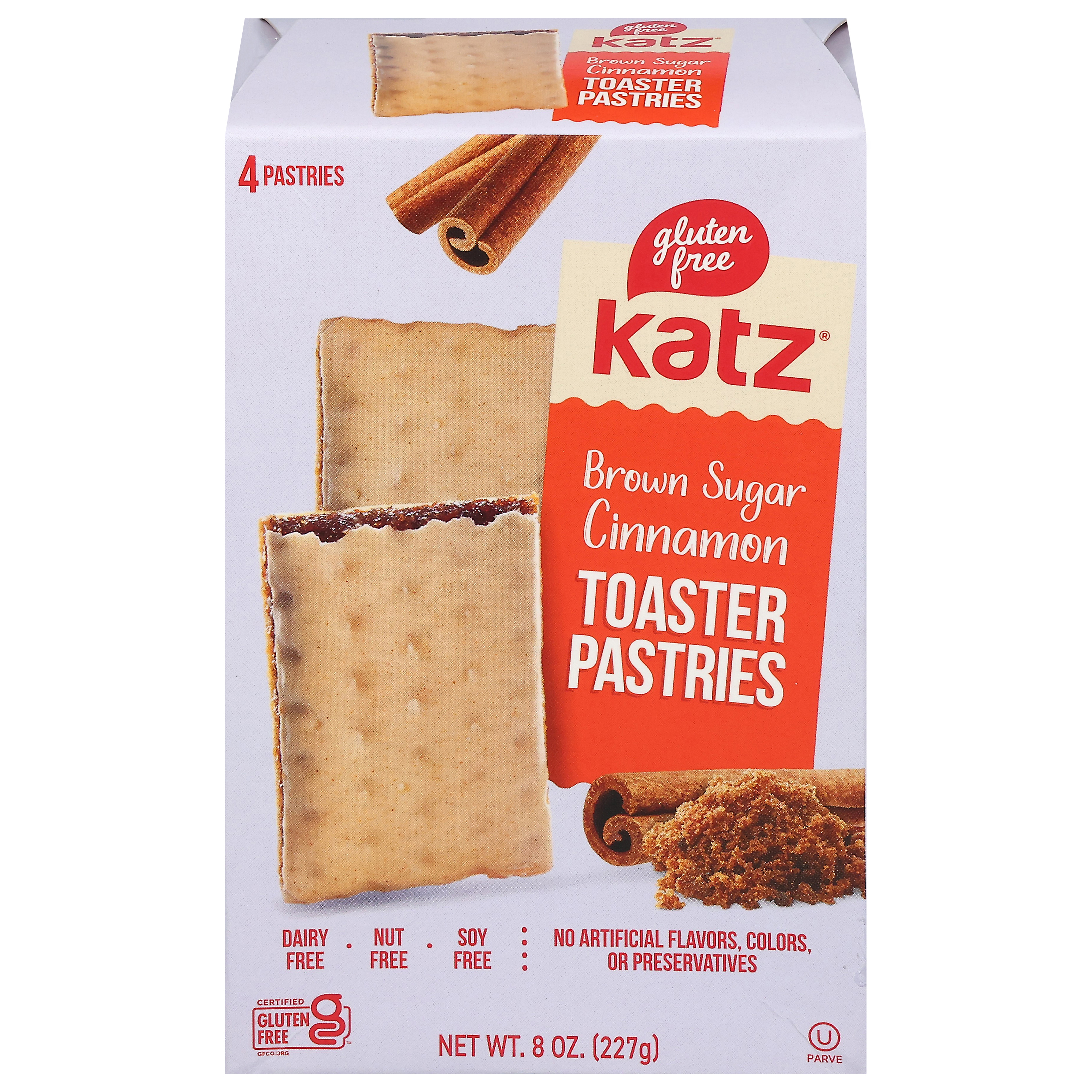 Katz Gluten Free Brown Sugar Cinnamon Toaster Pastries