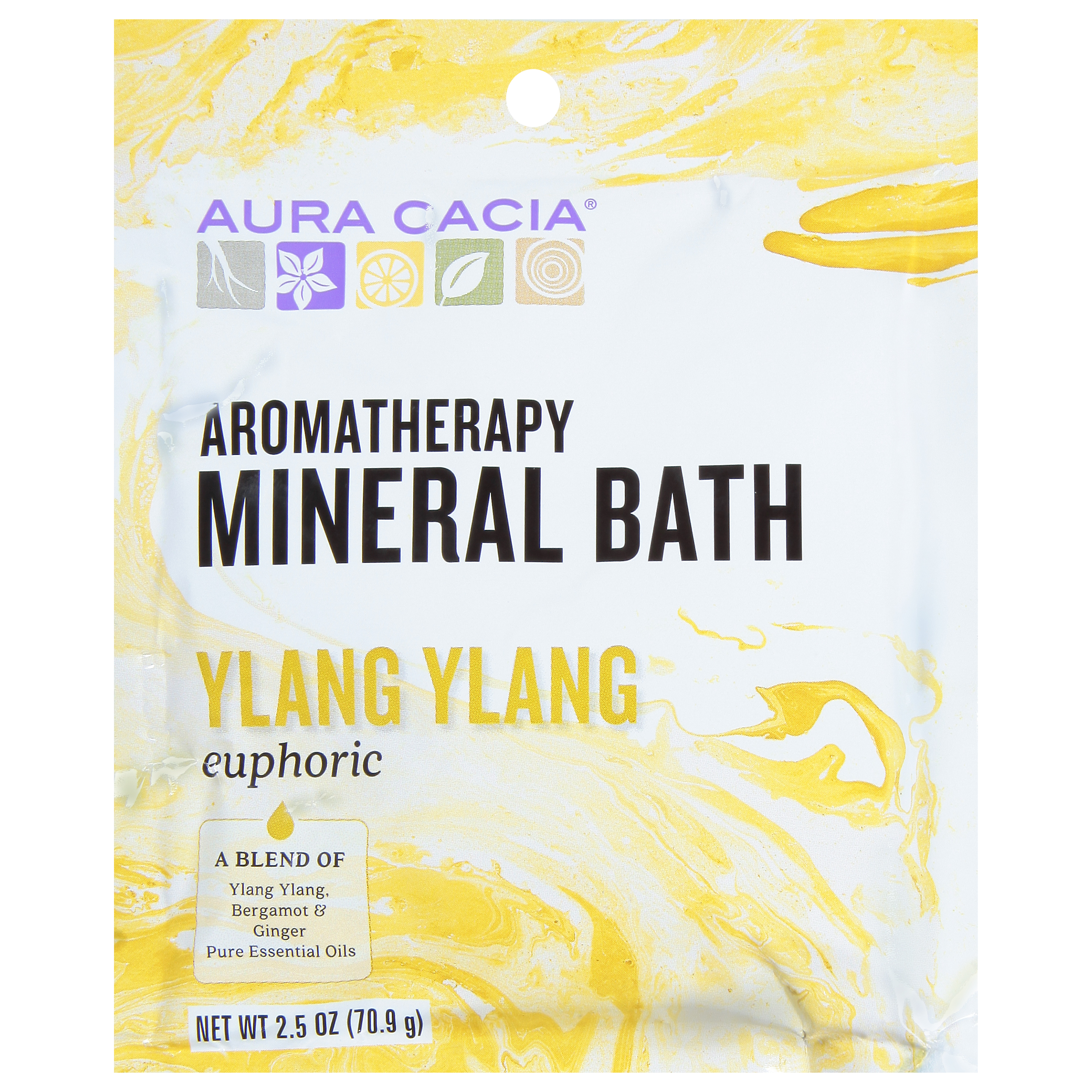 Aura Cacia Euphoric Ylang Ylang Aromatherapy Mineral Bath