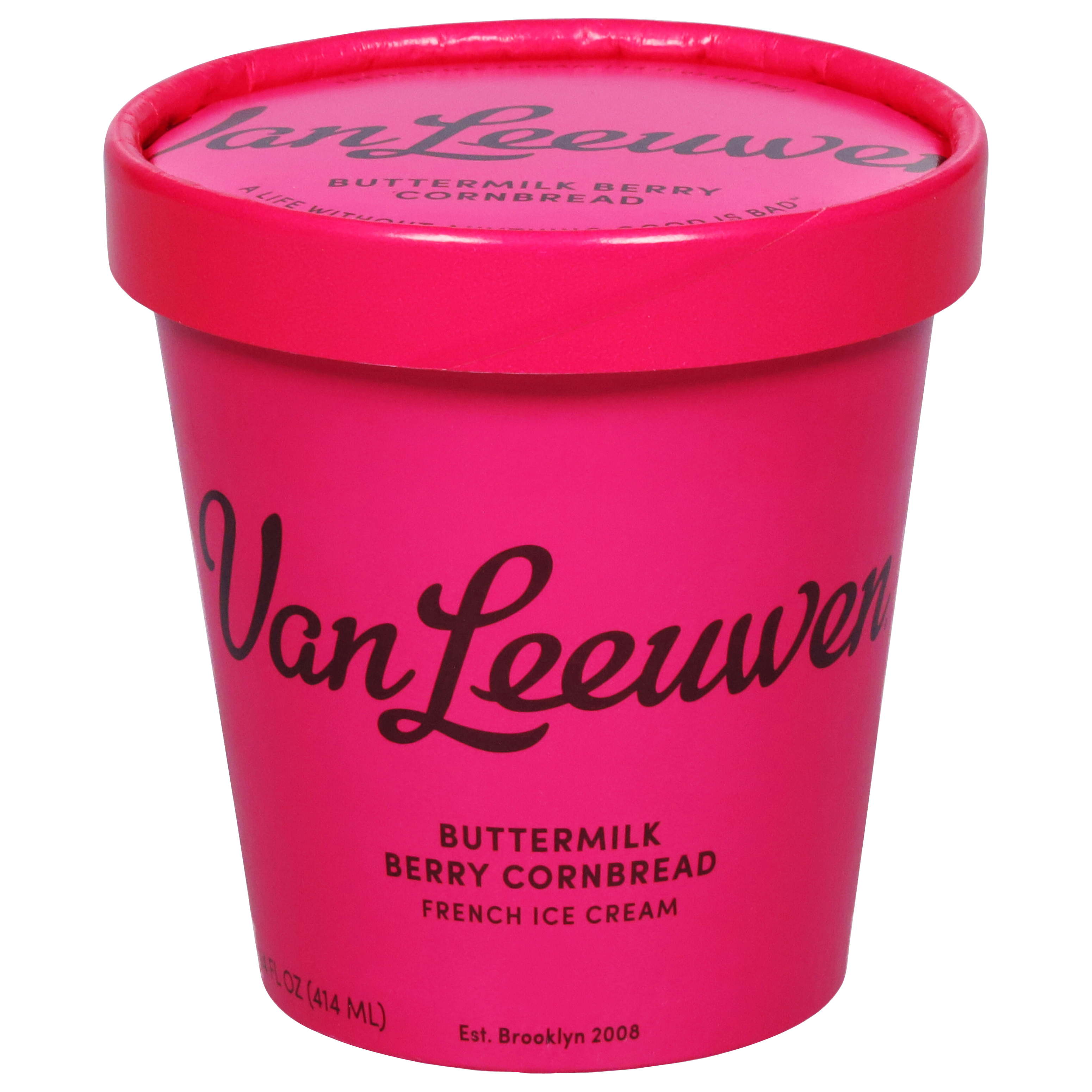 Van Leeuwen Buttermilk Berry Cornbread French Ice Cream