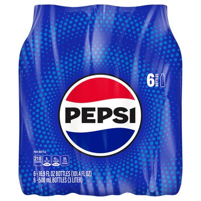 Pepsi 16.9 Fl Oz 6 Count Bottle
