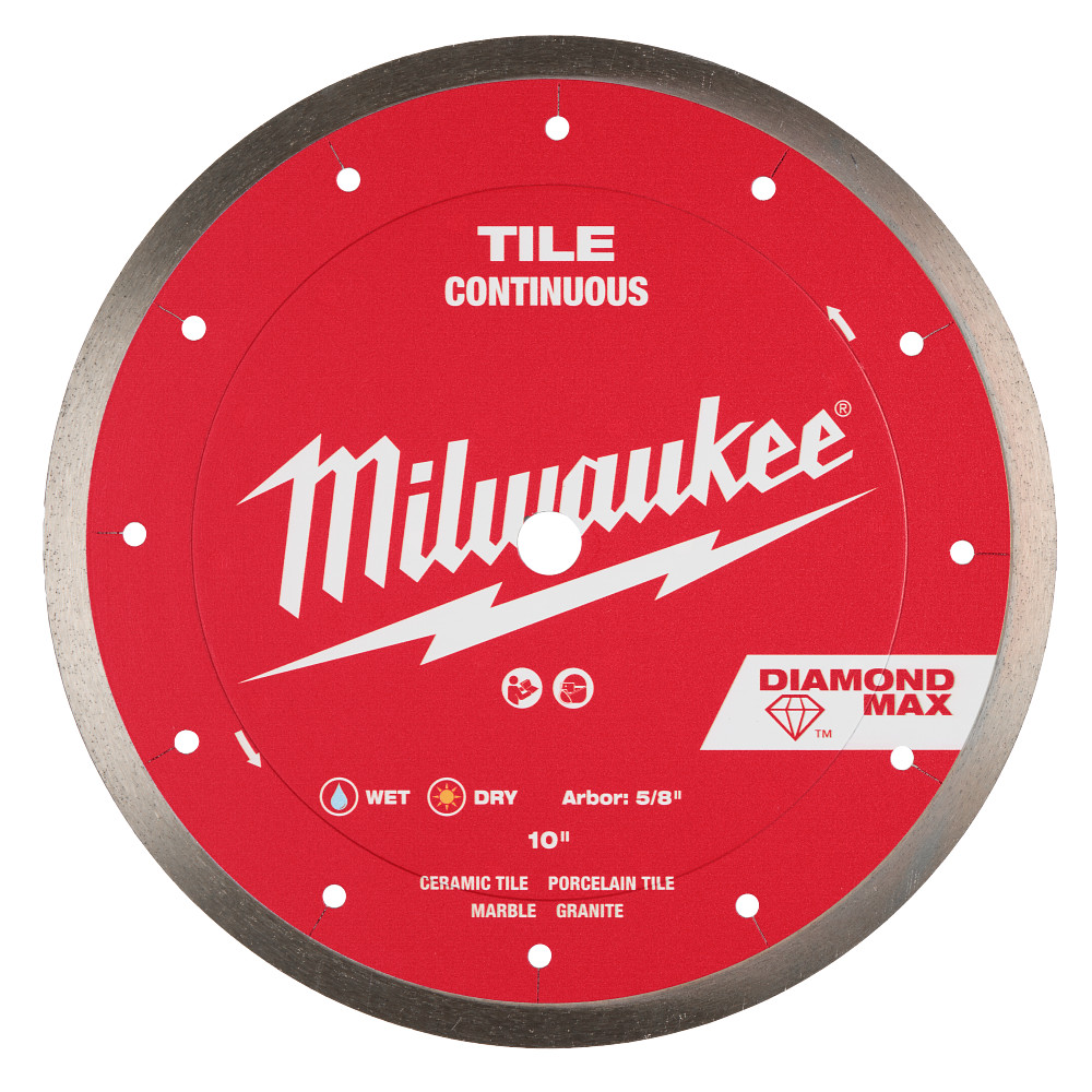 10" DIAMOND MAX Continuous, Tile Diamond Blade