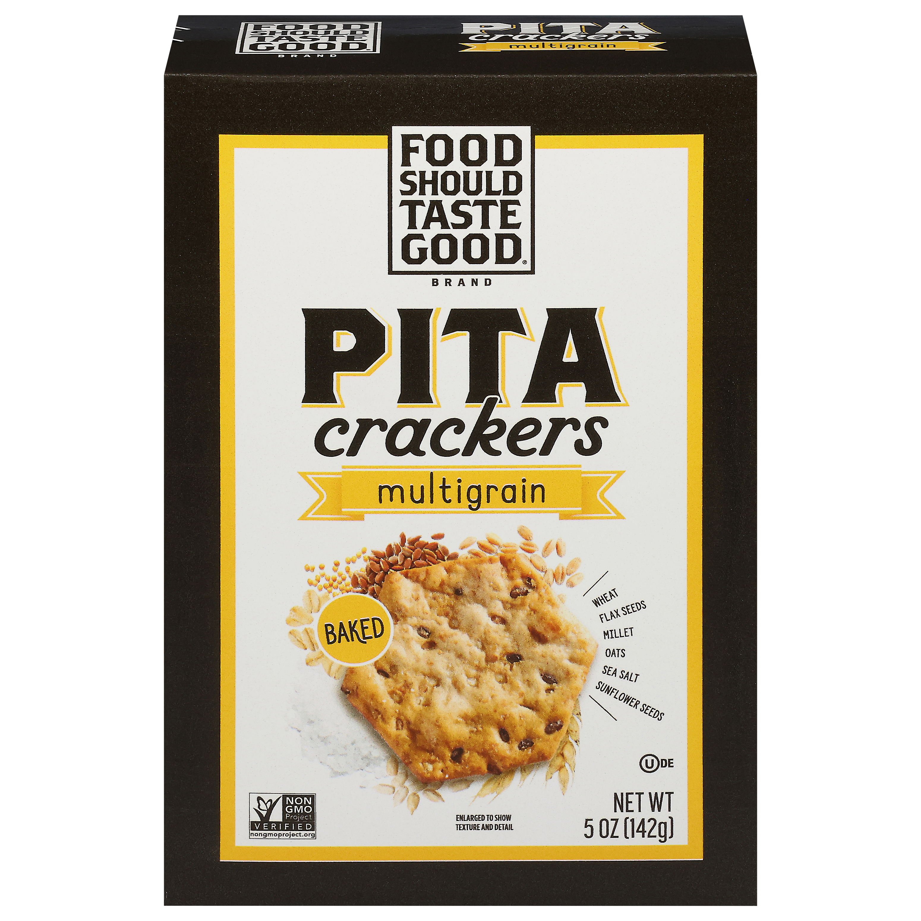 Food Should Taste Good Pita Baked Multigrain Crackers