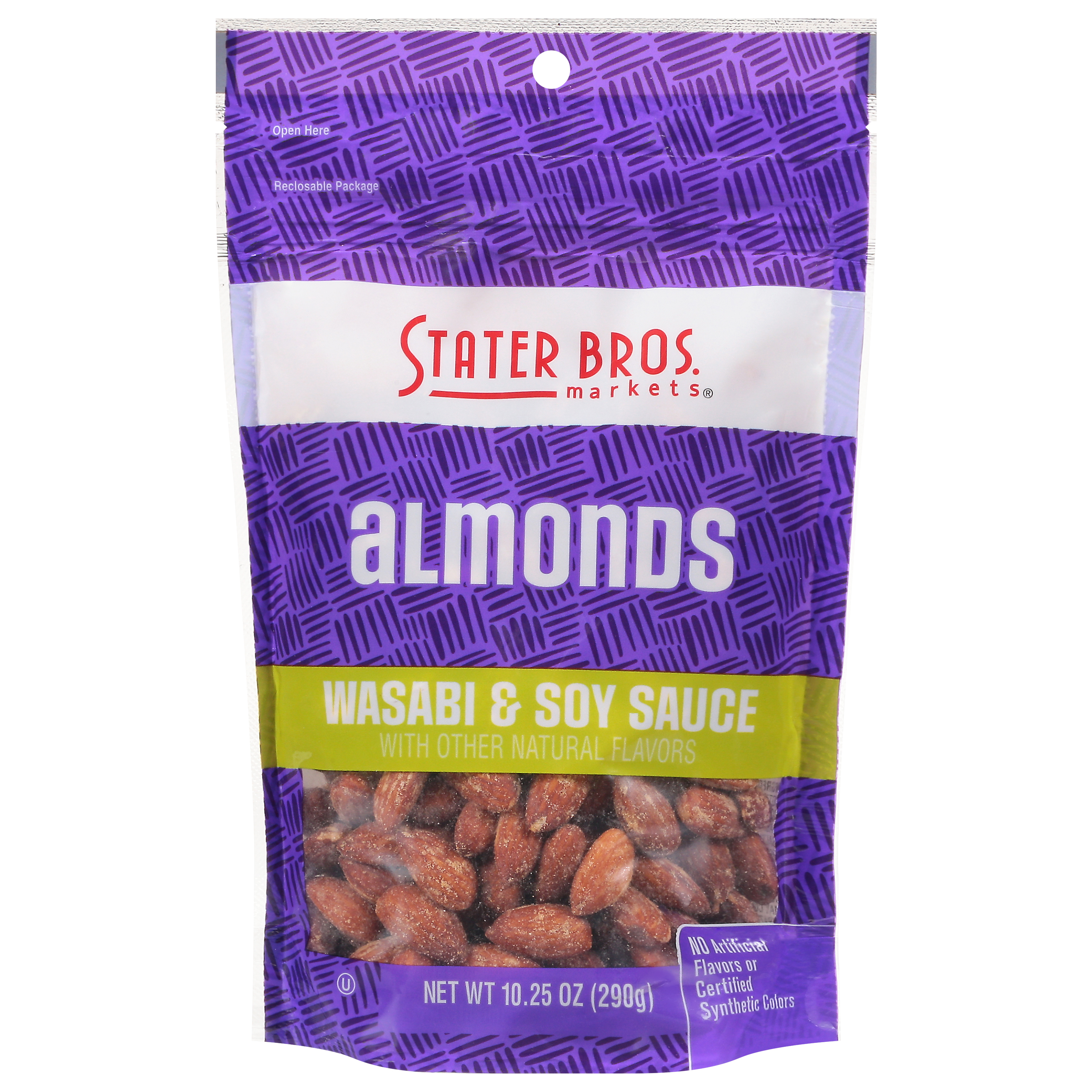 Stater Bros. Markets Wasabi & Soy Sauce Almonds 10.25 oz