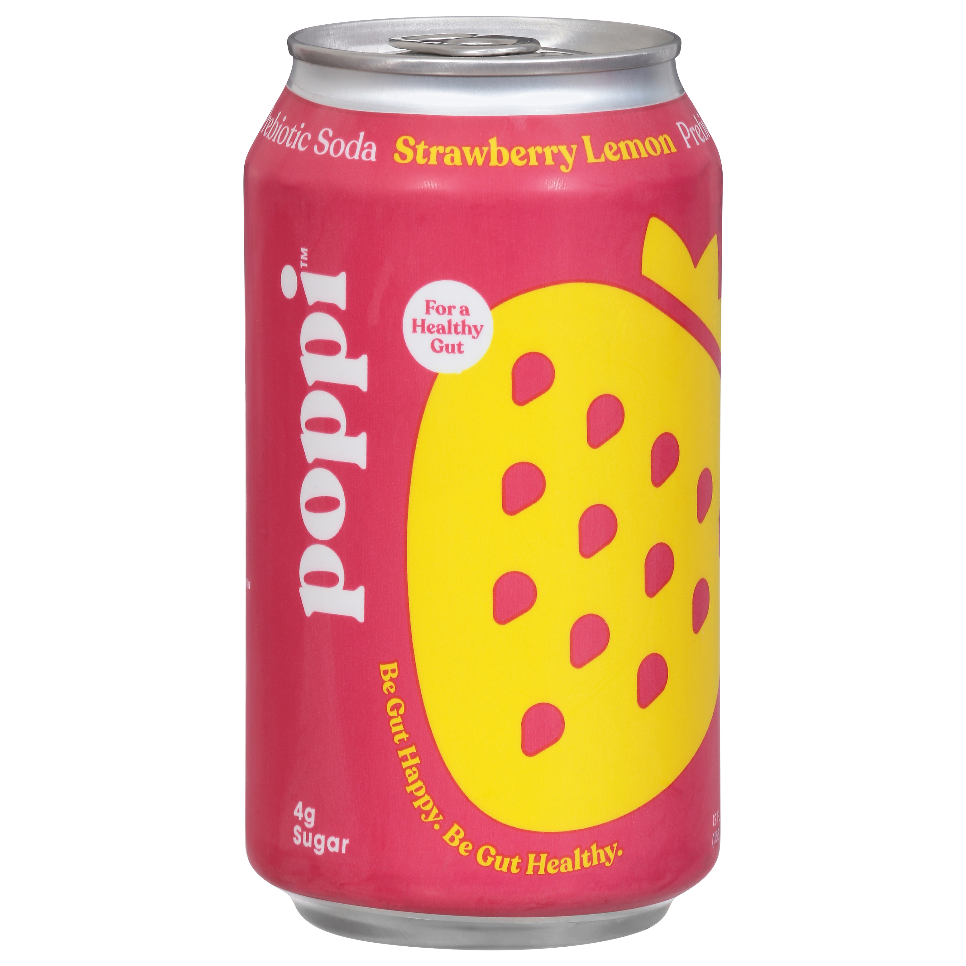 Poppi Strawberry Lemon Prebiotic Soda
