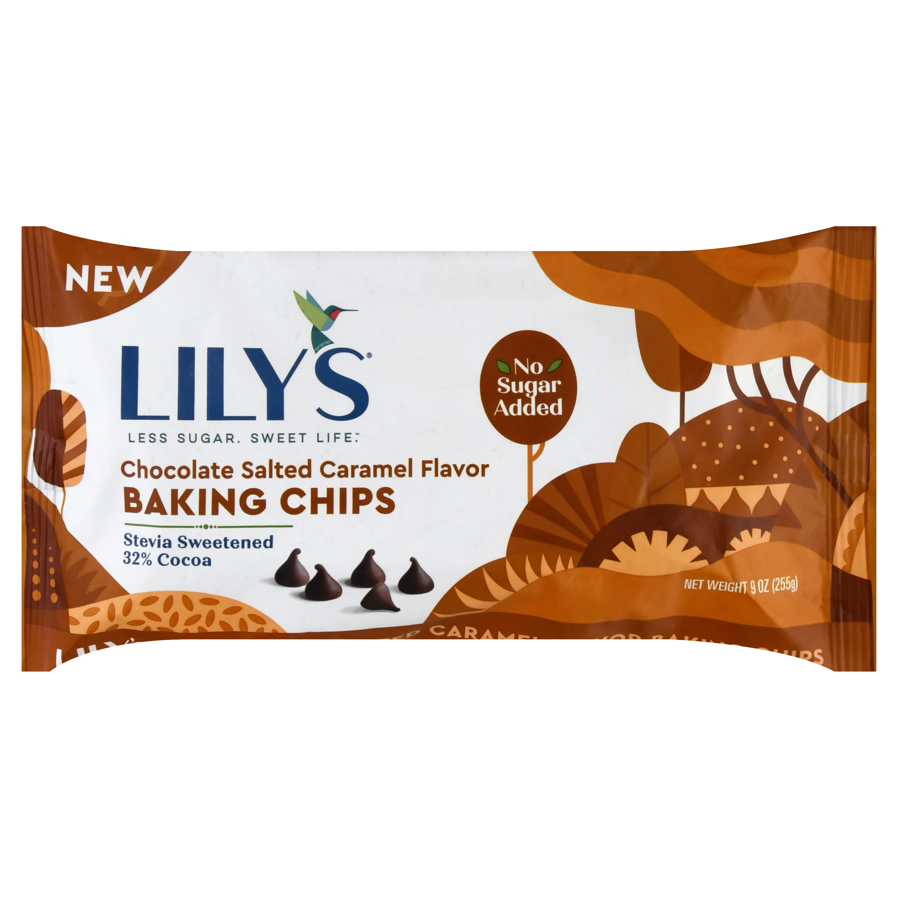 Lily's 32% Cocoa Chocolate Salted Caramel Flavor Baking Chips