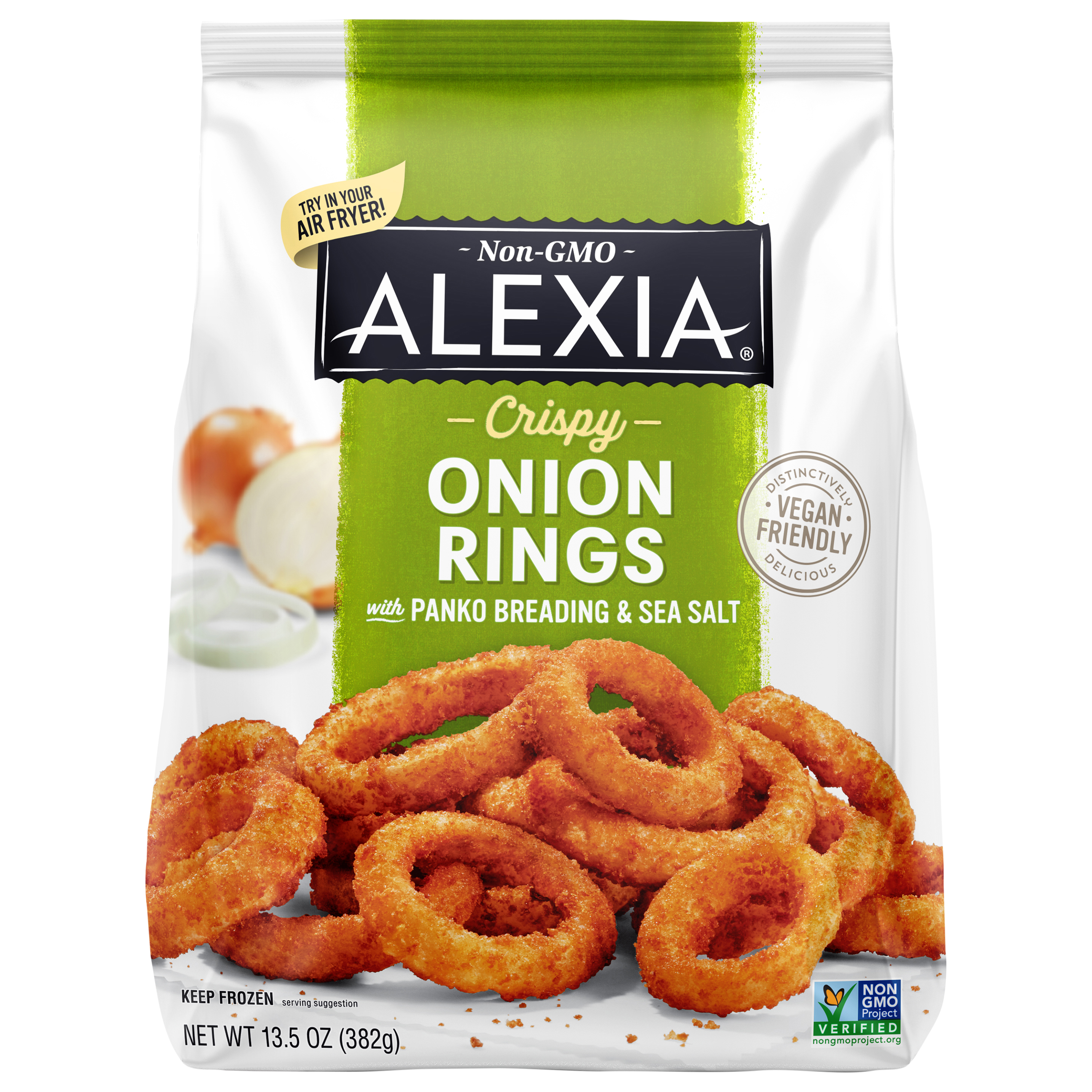 Alexia Crispy with Panko Breading and Sea Salt Onion Rings