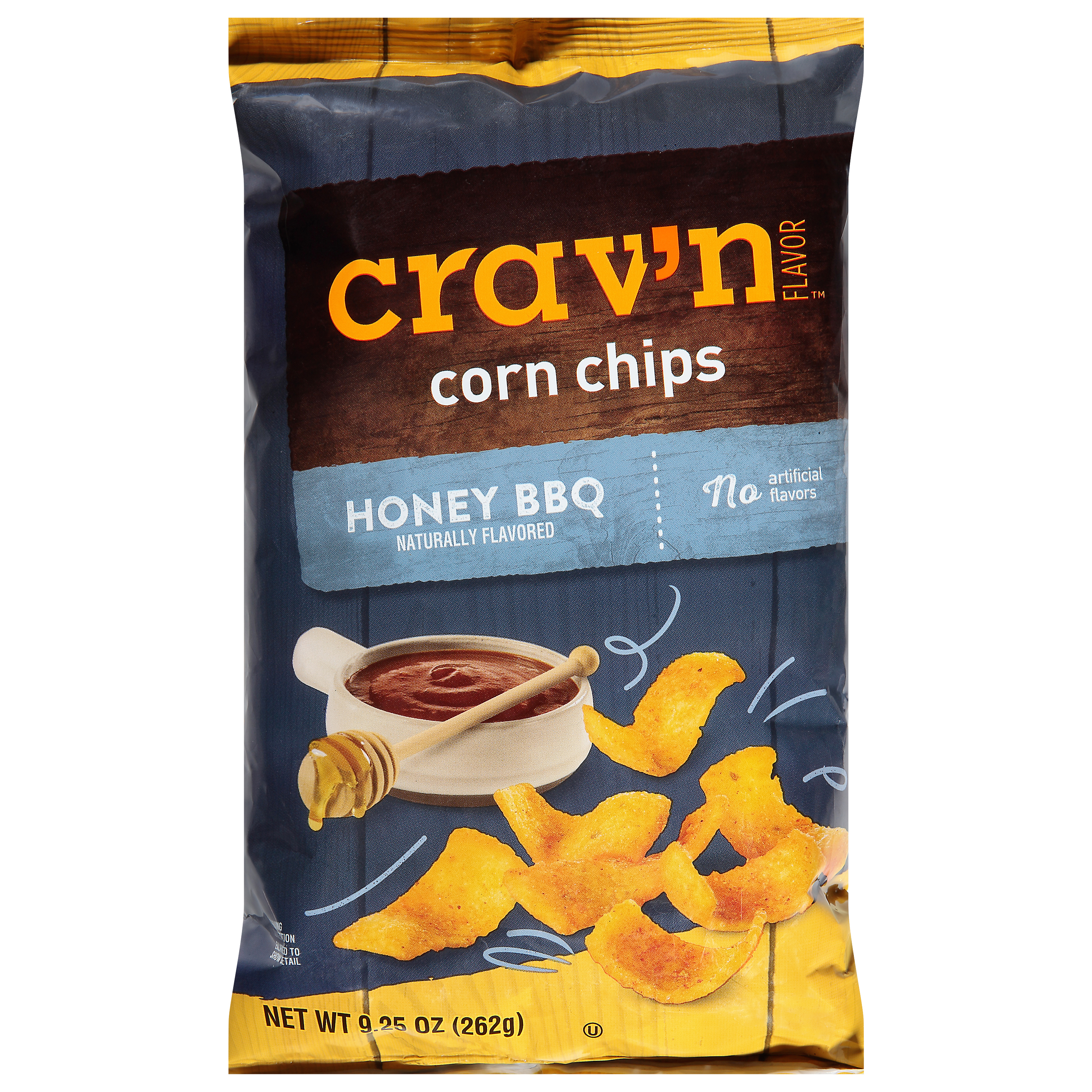 Crav'n Flavor Honey BBQ Corn Chips 9.25 oz