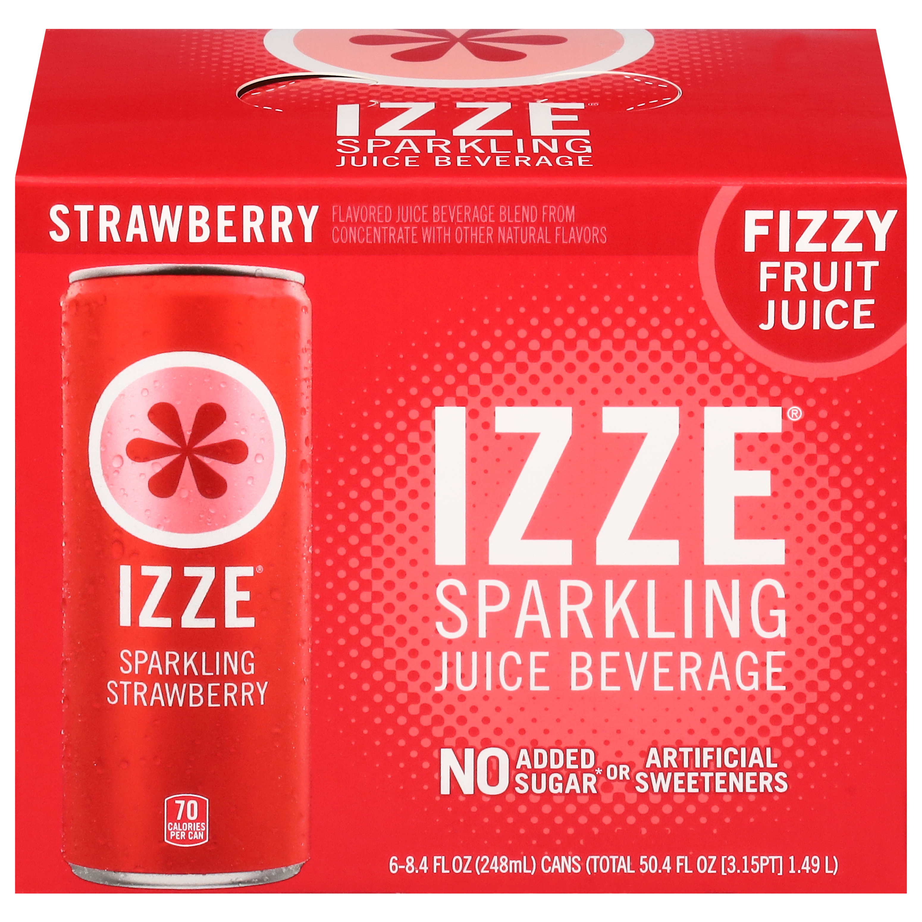 Izze Sparkling Strawberry Juice Beverage