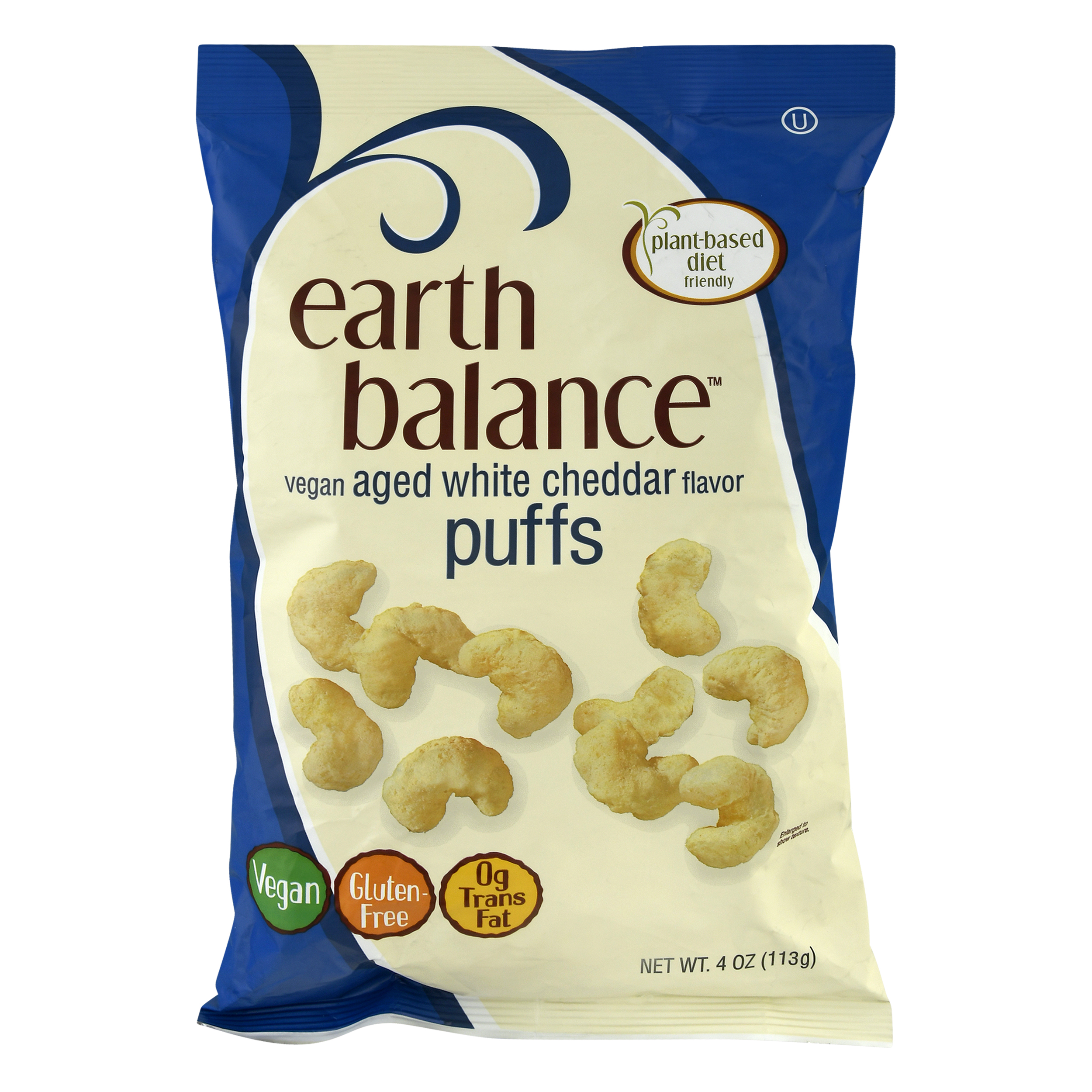 Earth Balance Vegan Aged White Cheddar Flavor Puffs