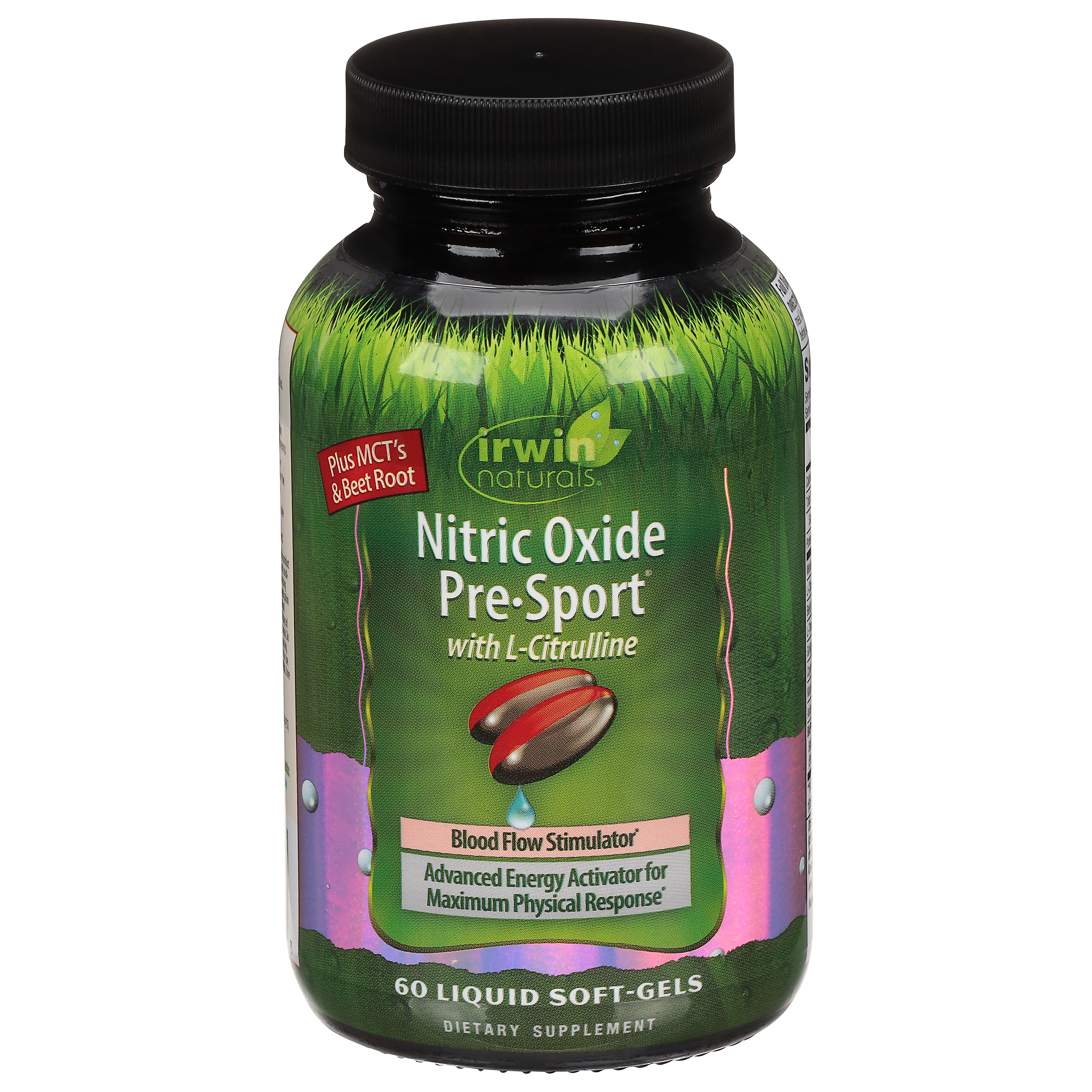 Irwin Naturals Nitric Oxide Pre-Sport 60 Liquid Soft-Gels