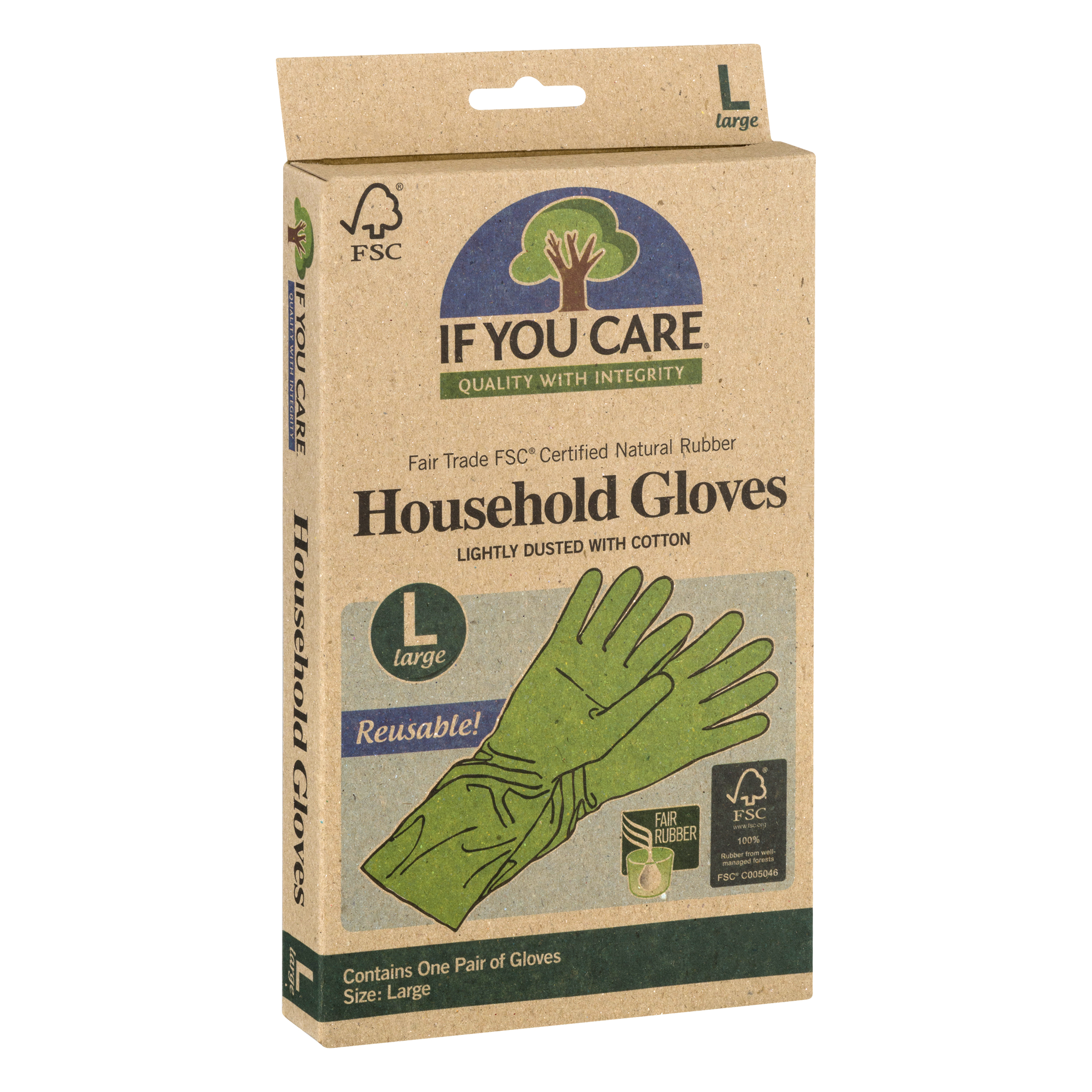 If You Care Large Household Gloves